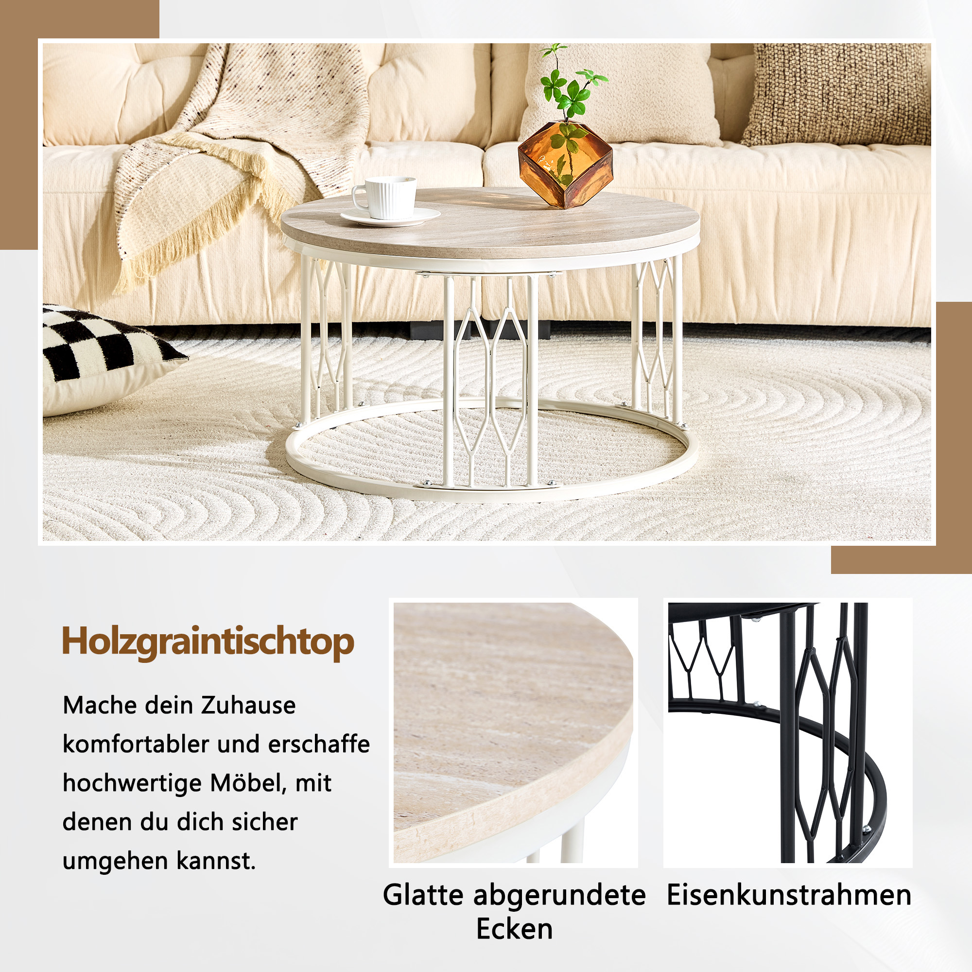 Détail du table basse