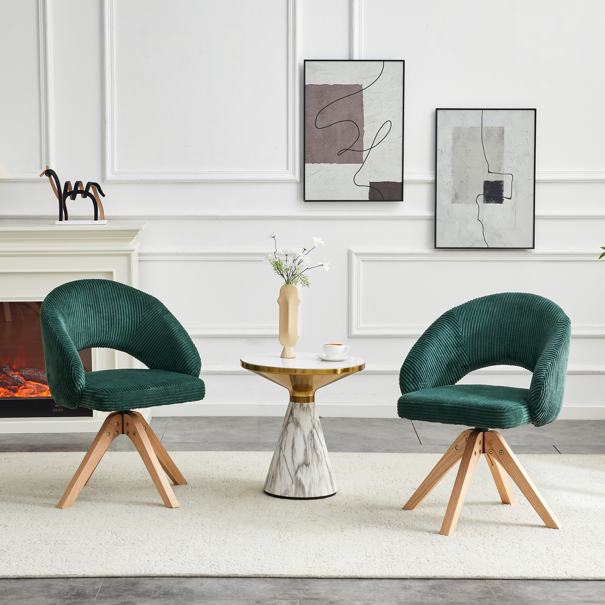 Détail du chaise de salle à manger