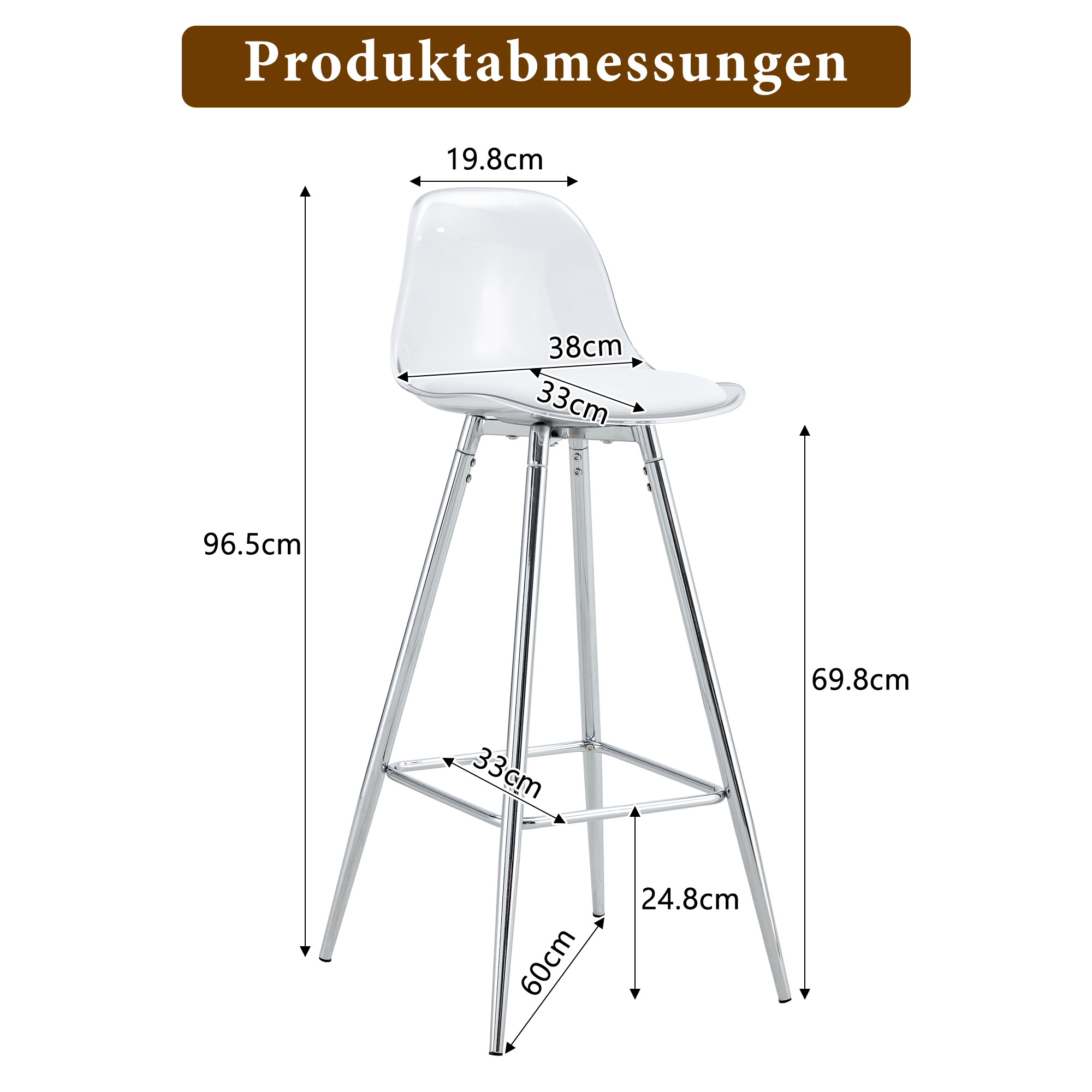 Dimensions du chaise de salle à manger
