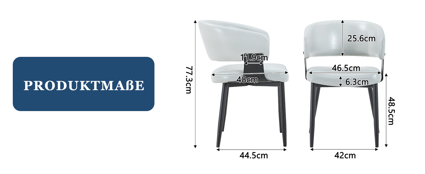 Dimensions du chaise de salle à manger