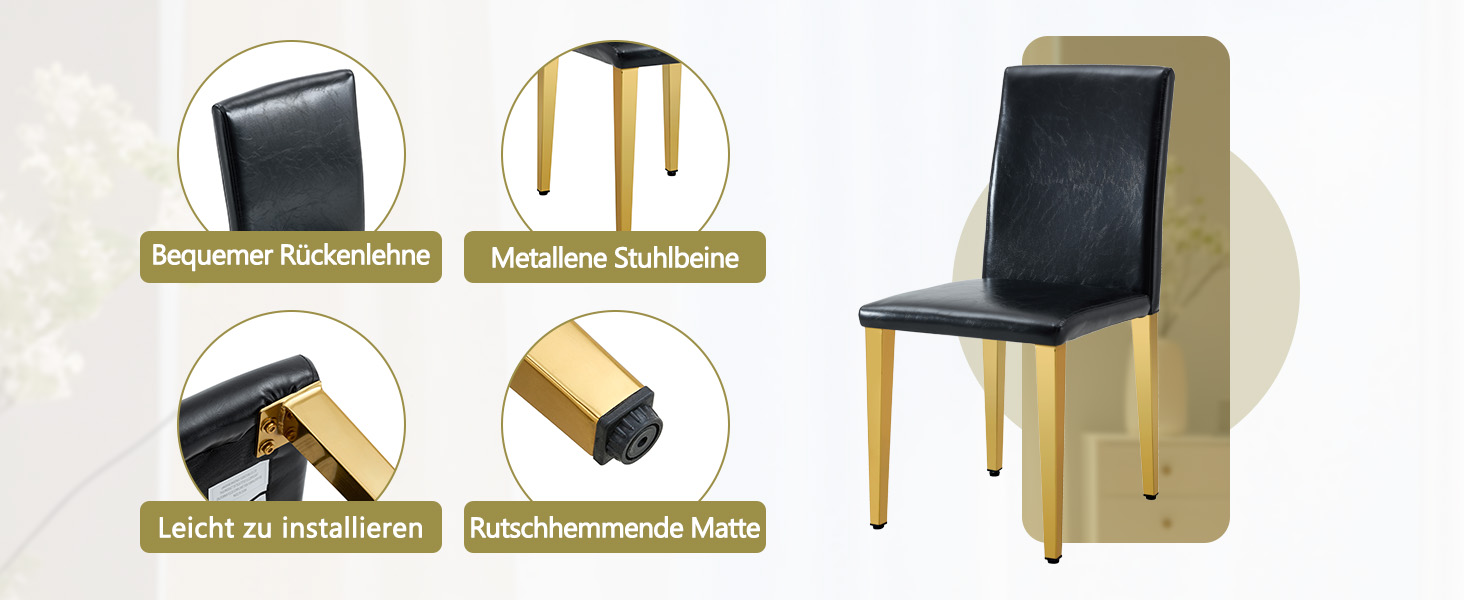 Présentation du chaise de salle à manger