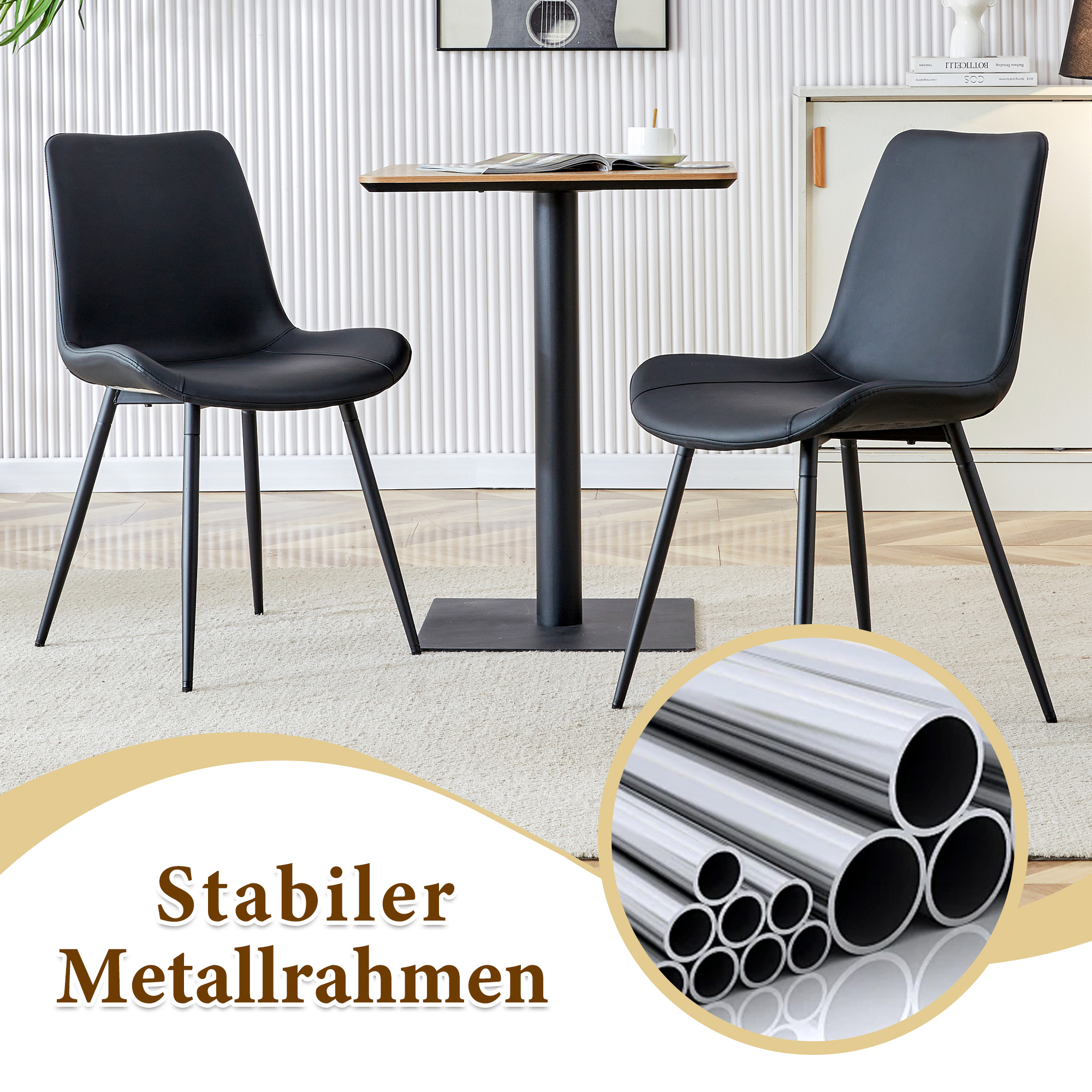 Détail du ensemble table et chaises