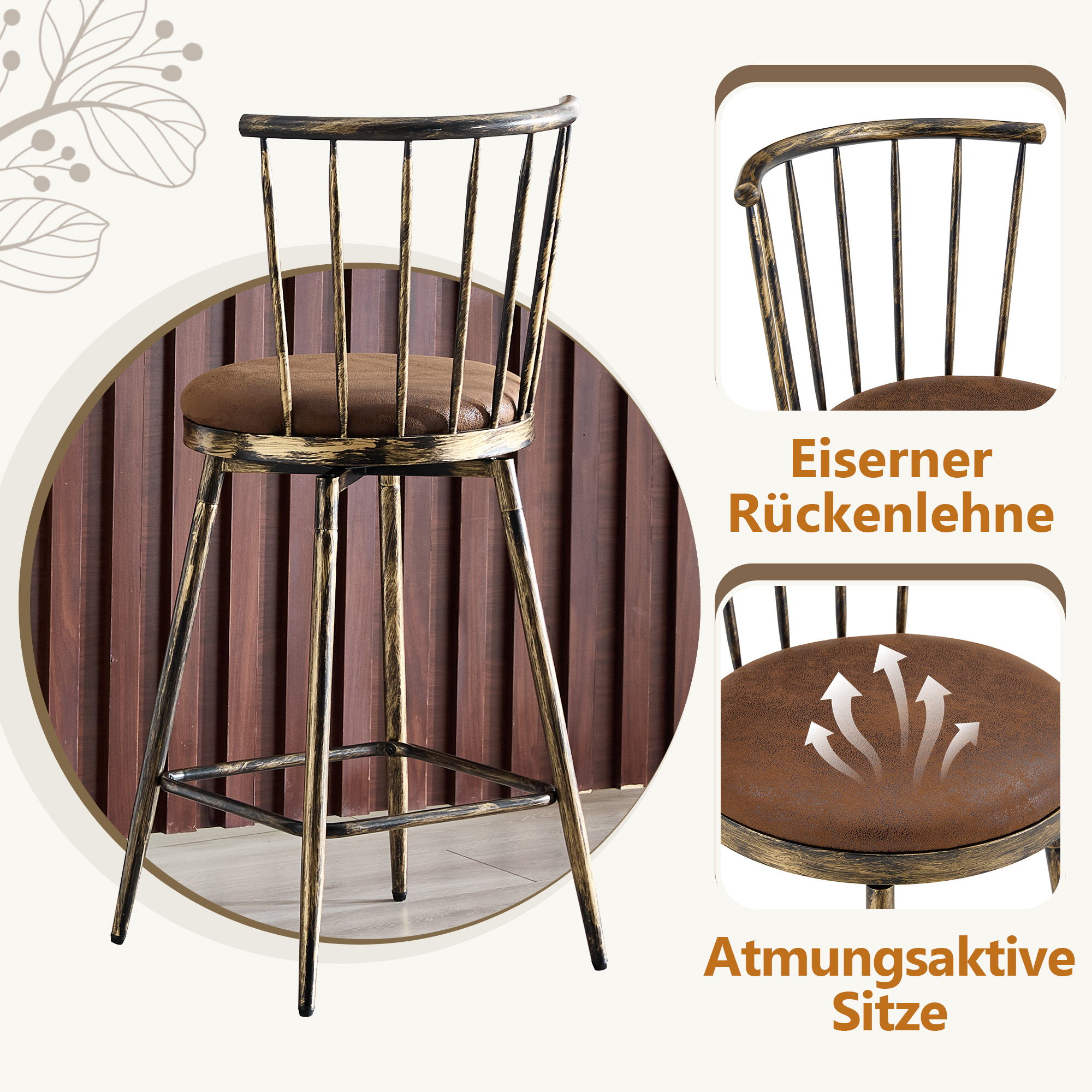 Présentation du tabouret de bar