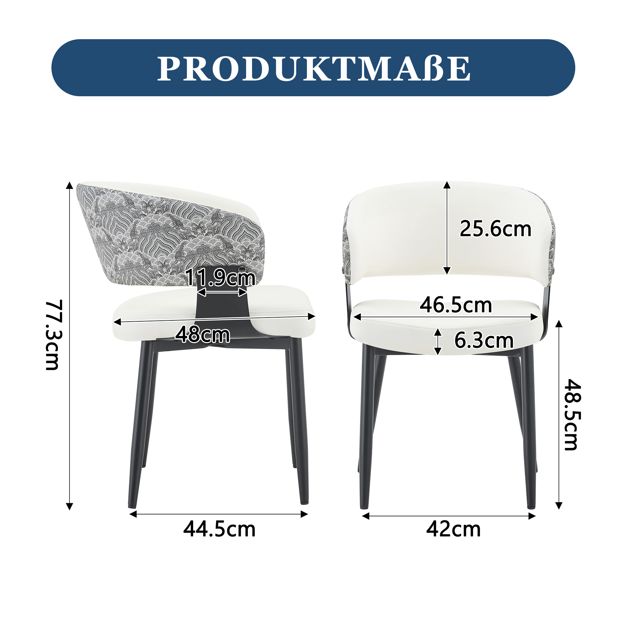 Dimensions du chaise de salle à manger