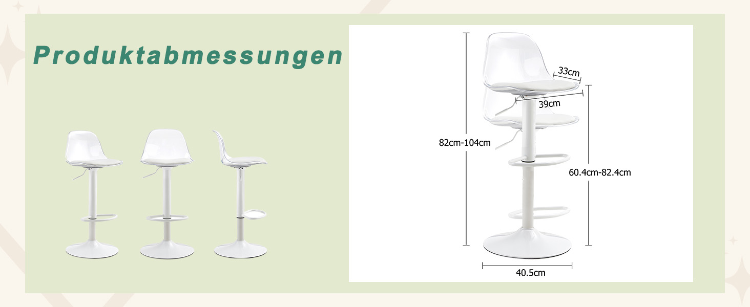 Présentation du chaise de salle à manger