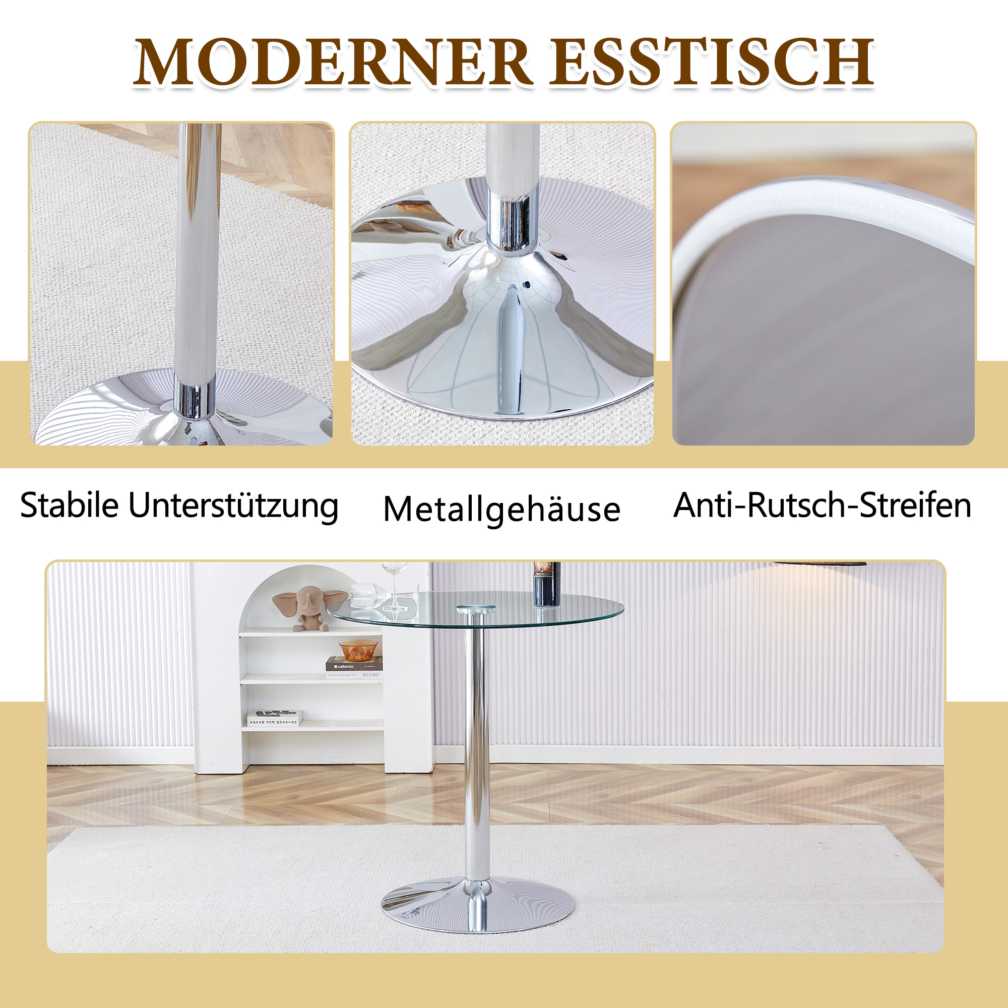 Tabouret de bar acrylique transparent