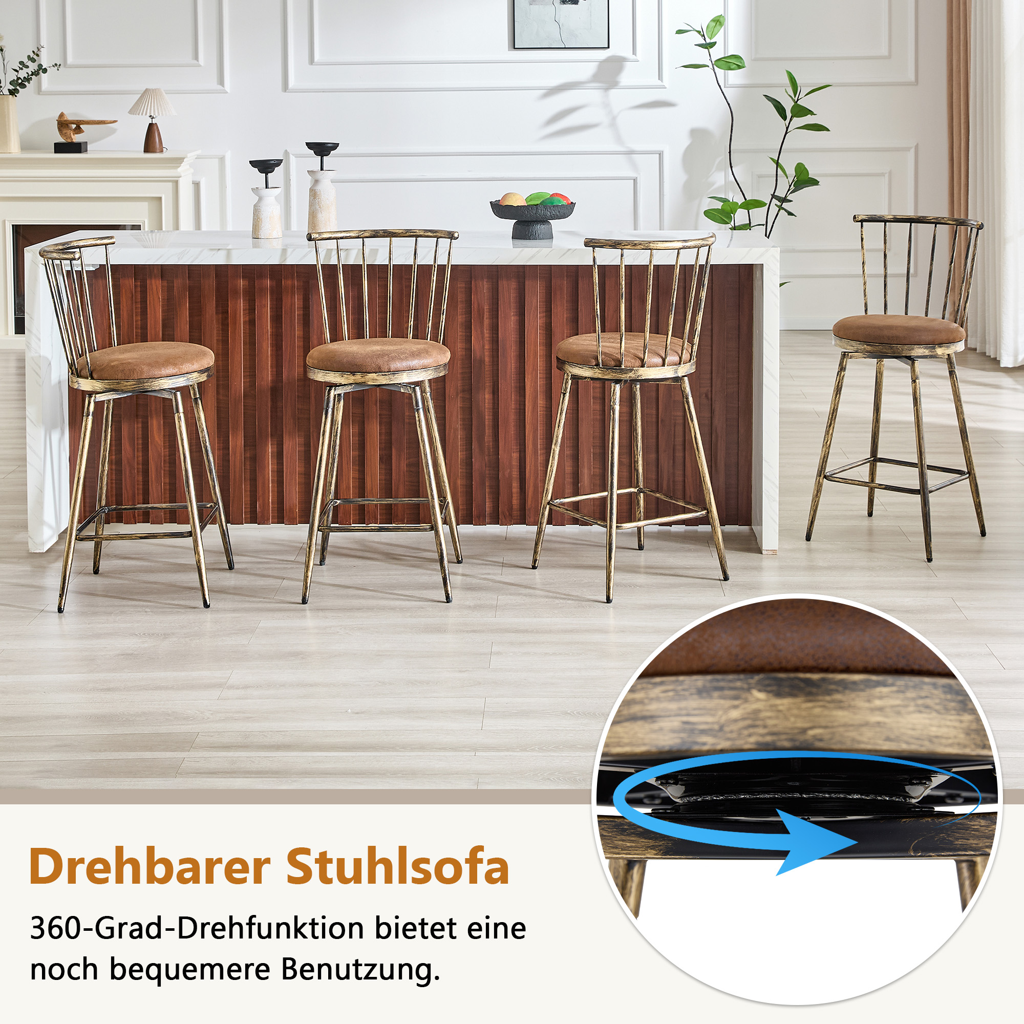 Présentation du tabouret de bar
