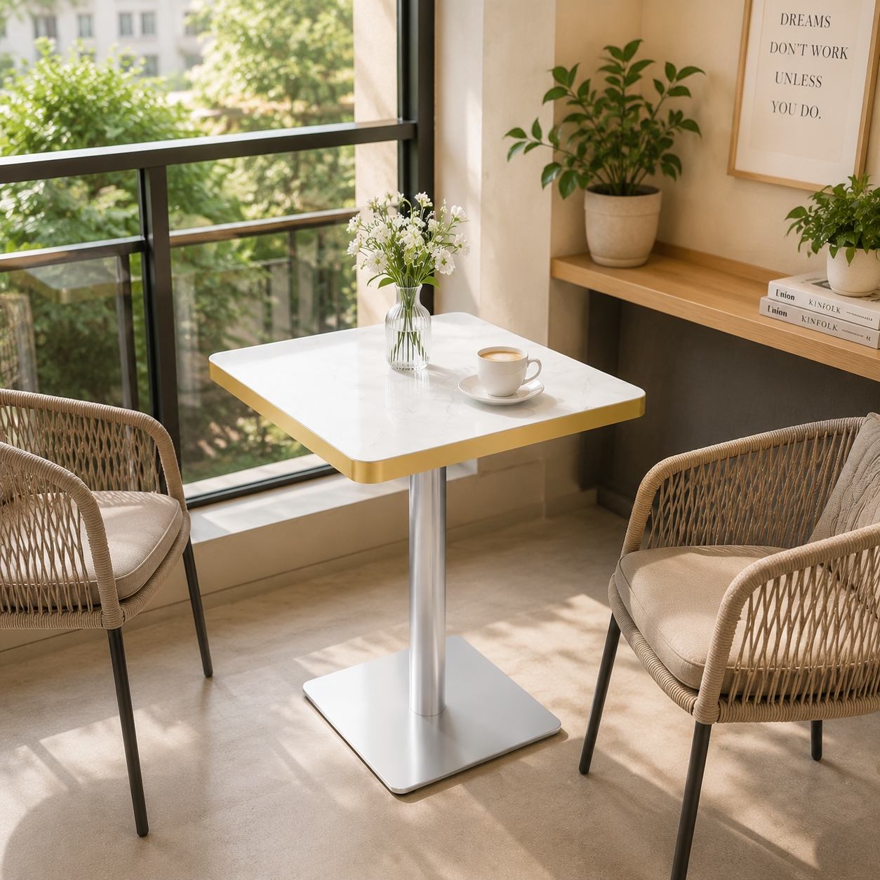 Vue principale du table à manger