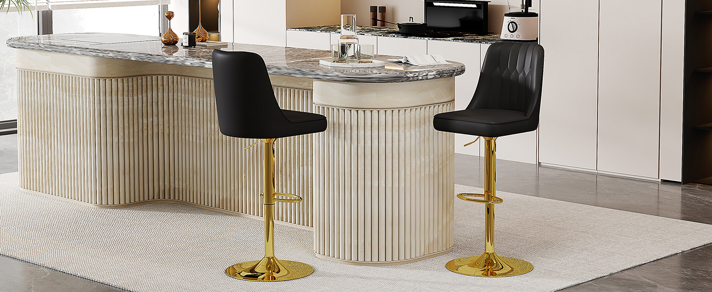Tabouret de bar pivotant 360° réglable en hauteur - image 5