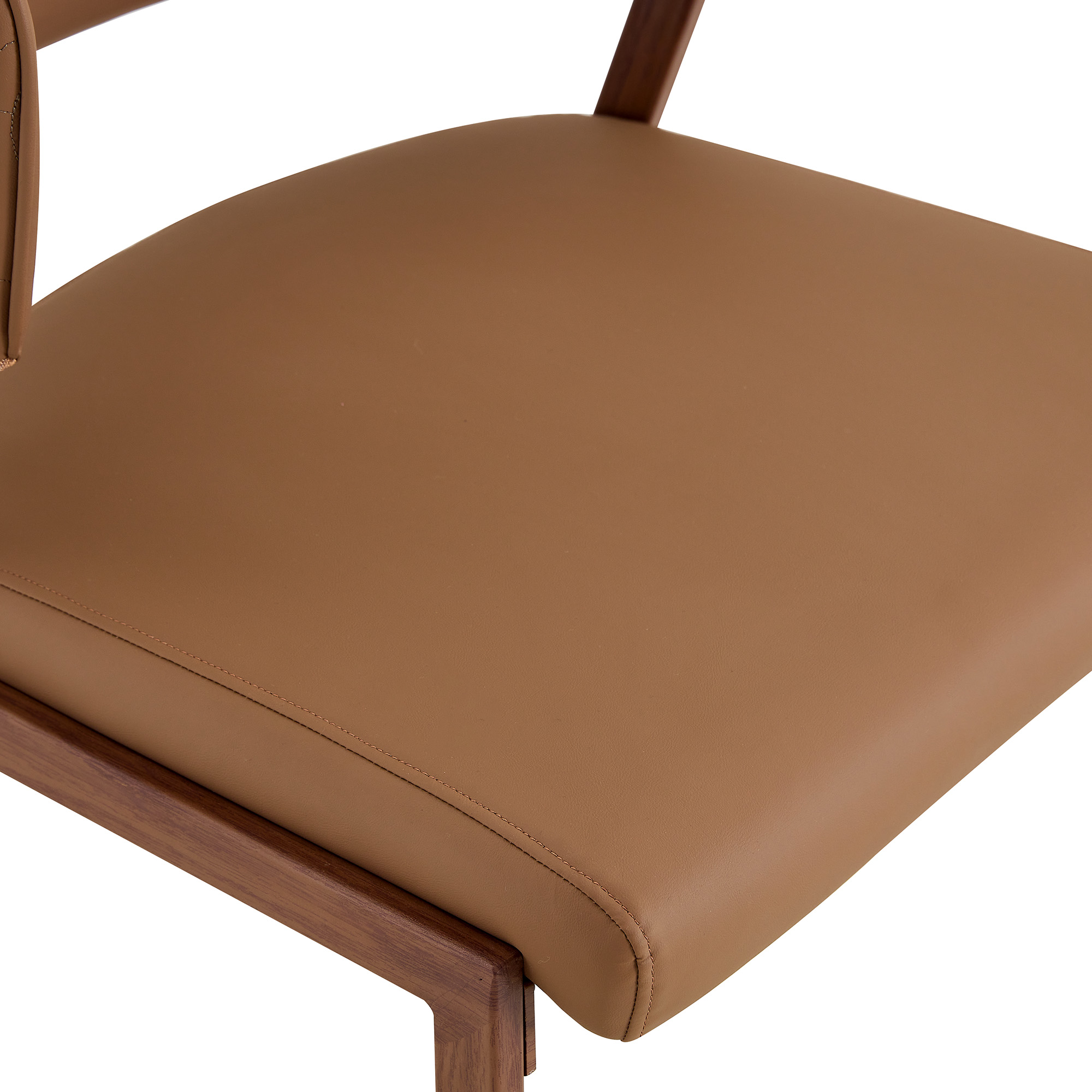 Chaise de salle à manger moderne en simili cuir av - image 14