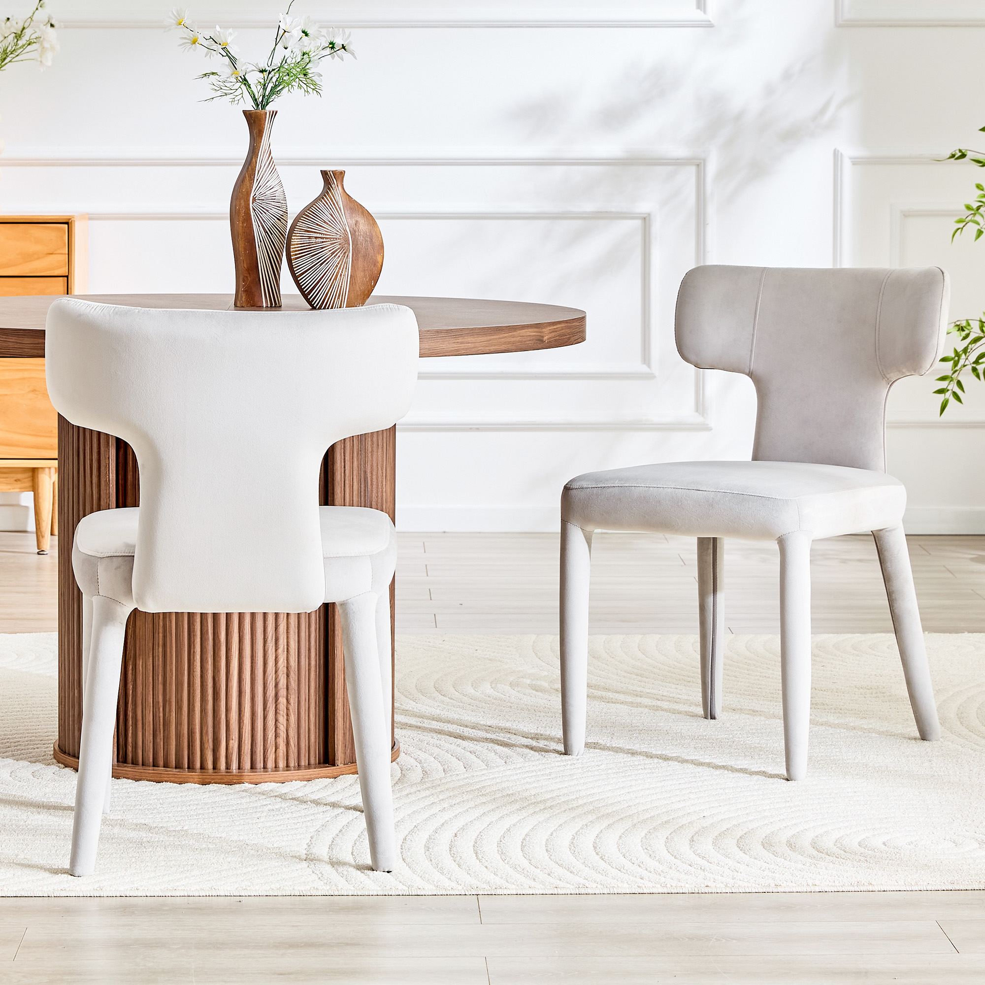 Détail du chaise de salle à manger