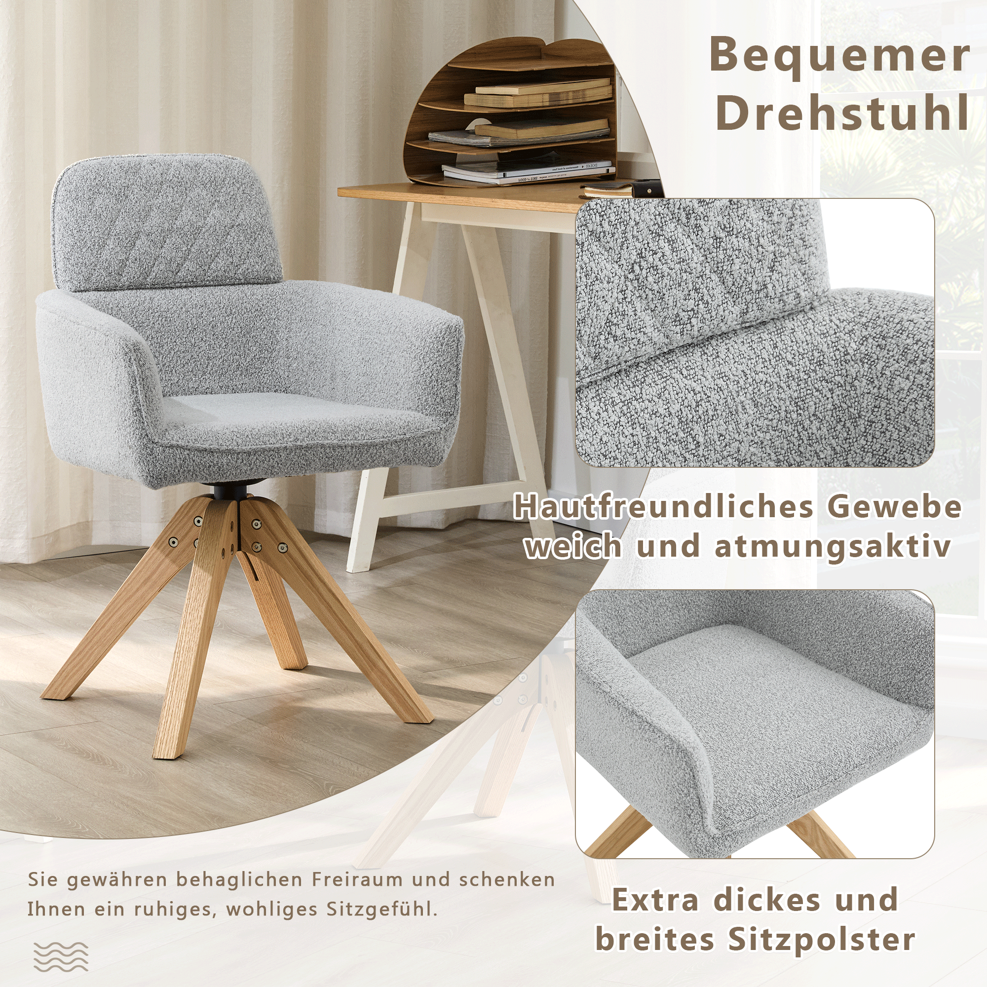 Détail du chaise de salle à manger