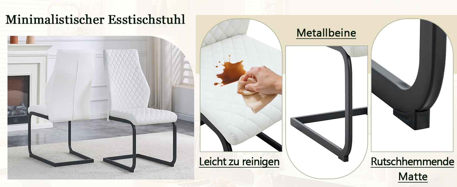 Présentation du chaise de salle à manger