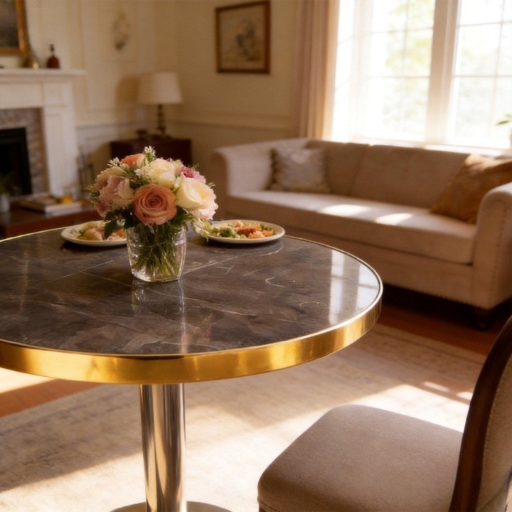 Détail du table d'appoint