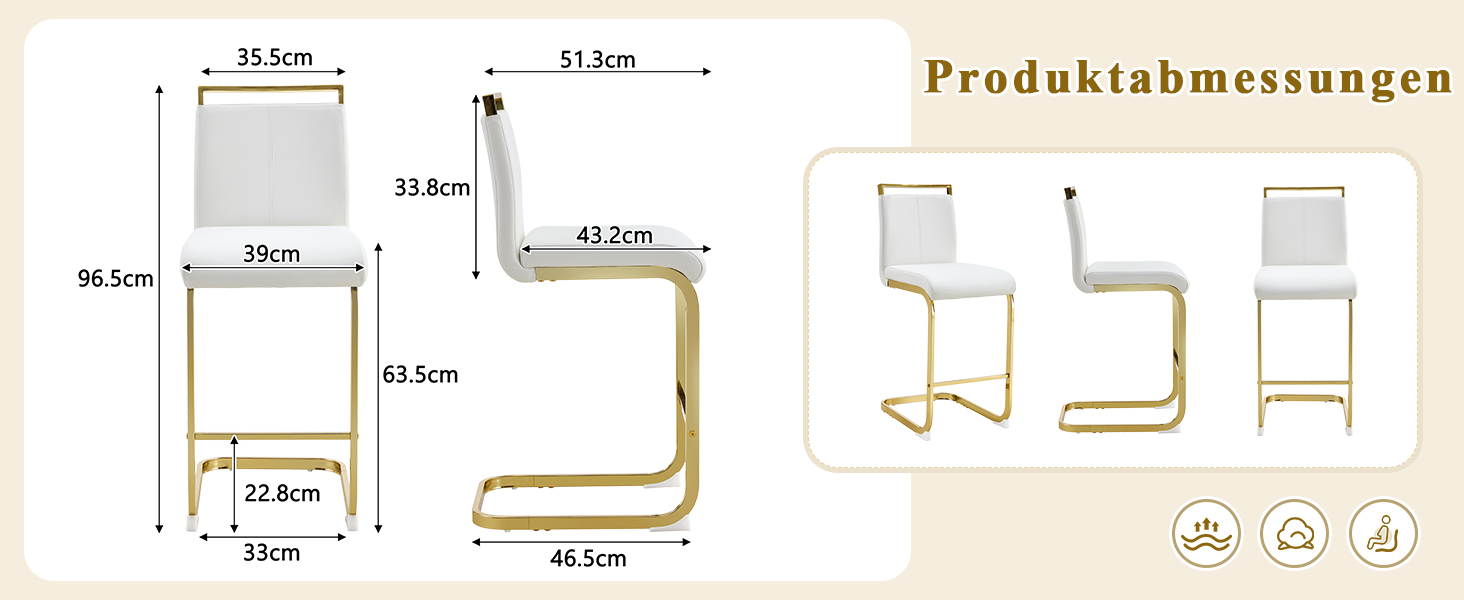Présentation du tabouret de bar