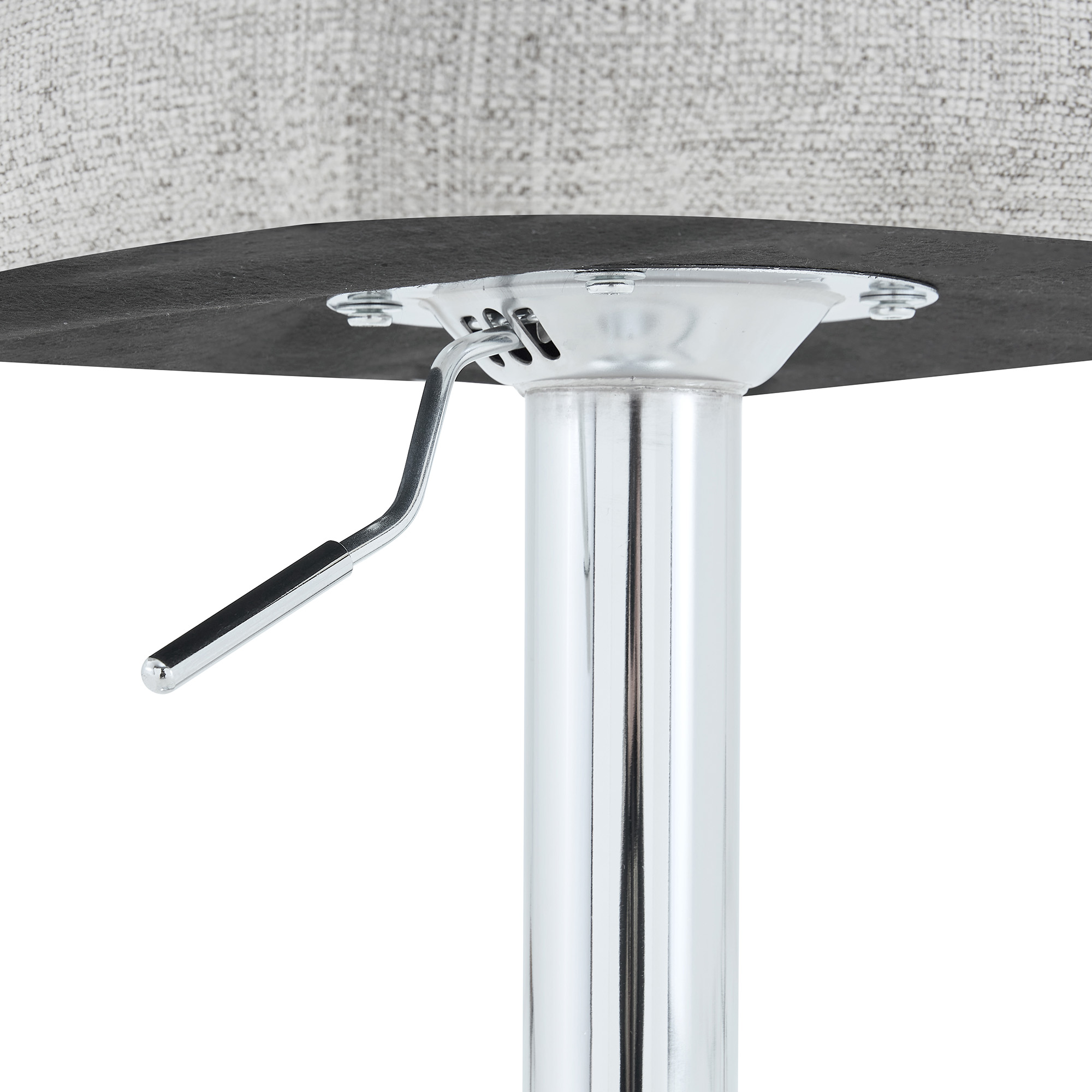 Lot de 2 tabourets de bar pivotants 360° en tissu - image 11