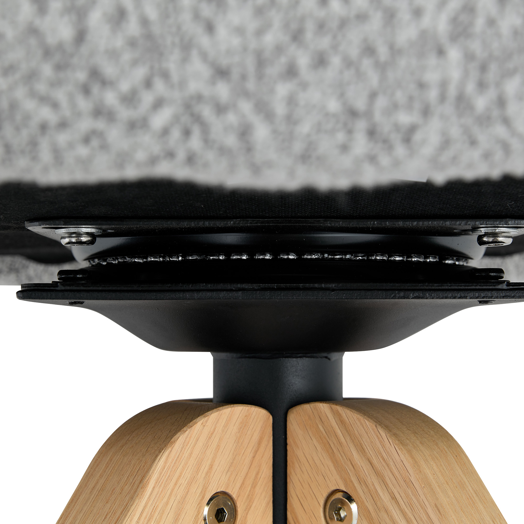 Chaise de salle à manger pivotante 360° en tissu s - image 14