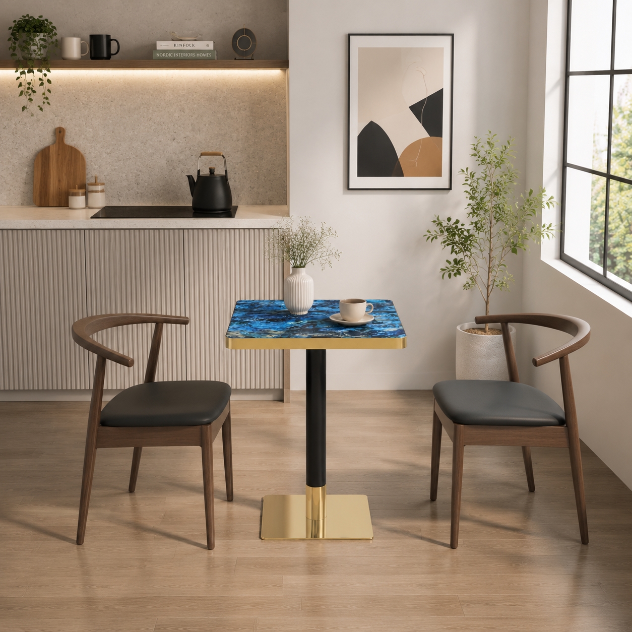 Détail du table à manger