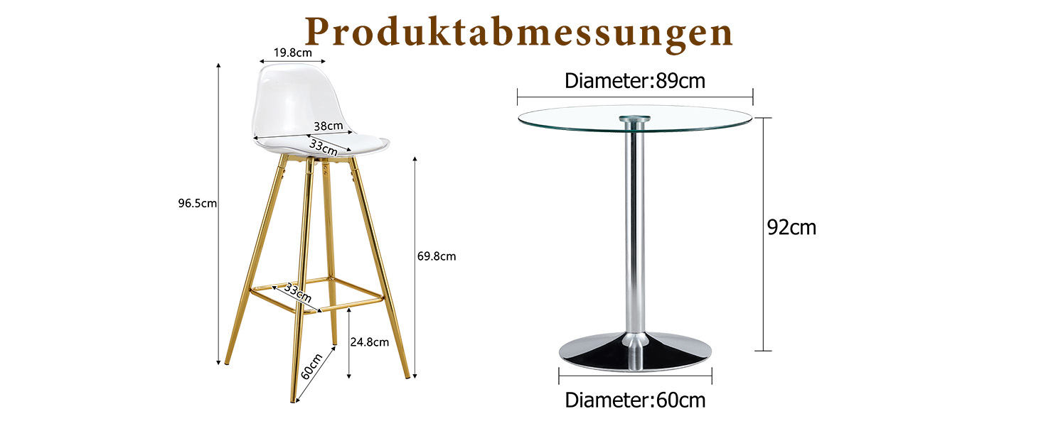 Présentation du tabouret de bar