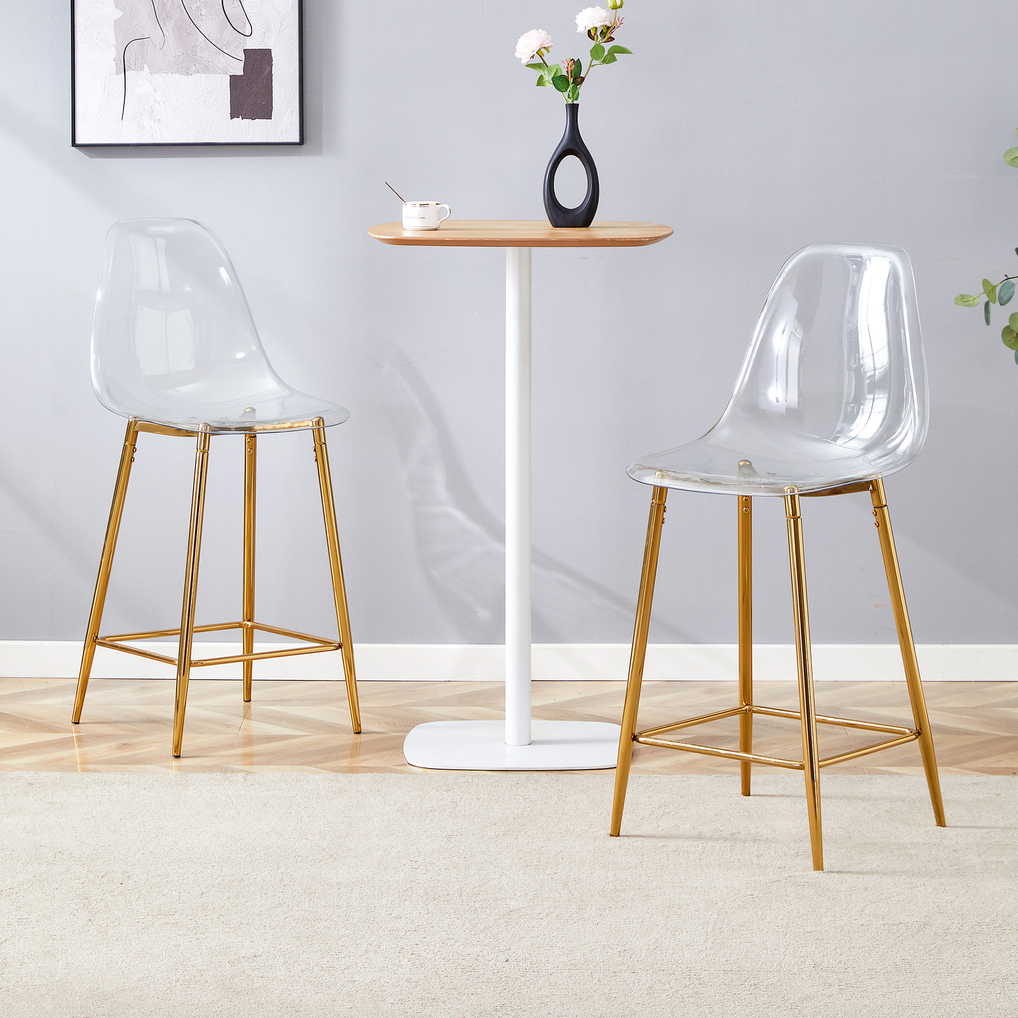 Détail du tabouret de bar