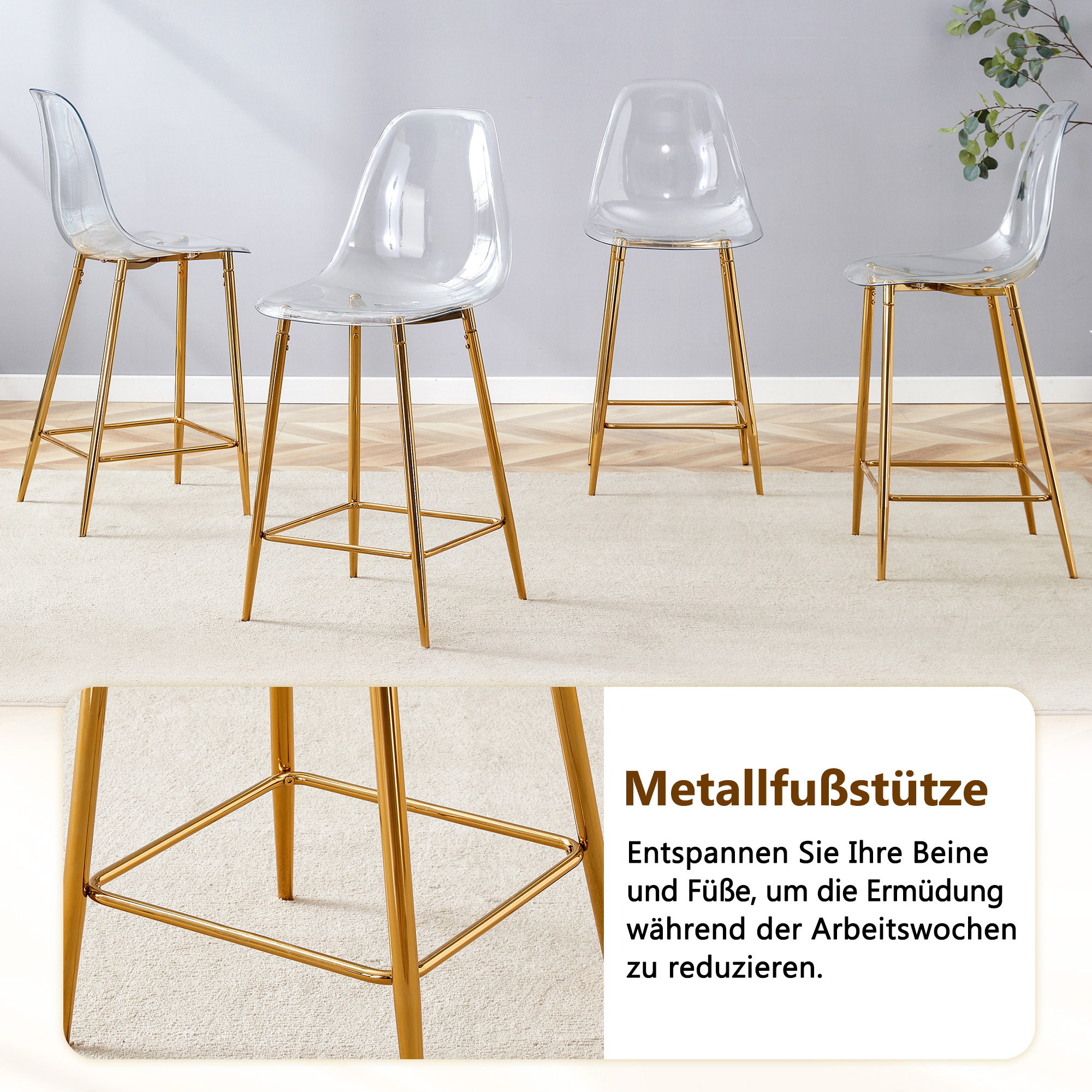 Détail du tabouret de bar