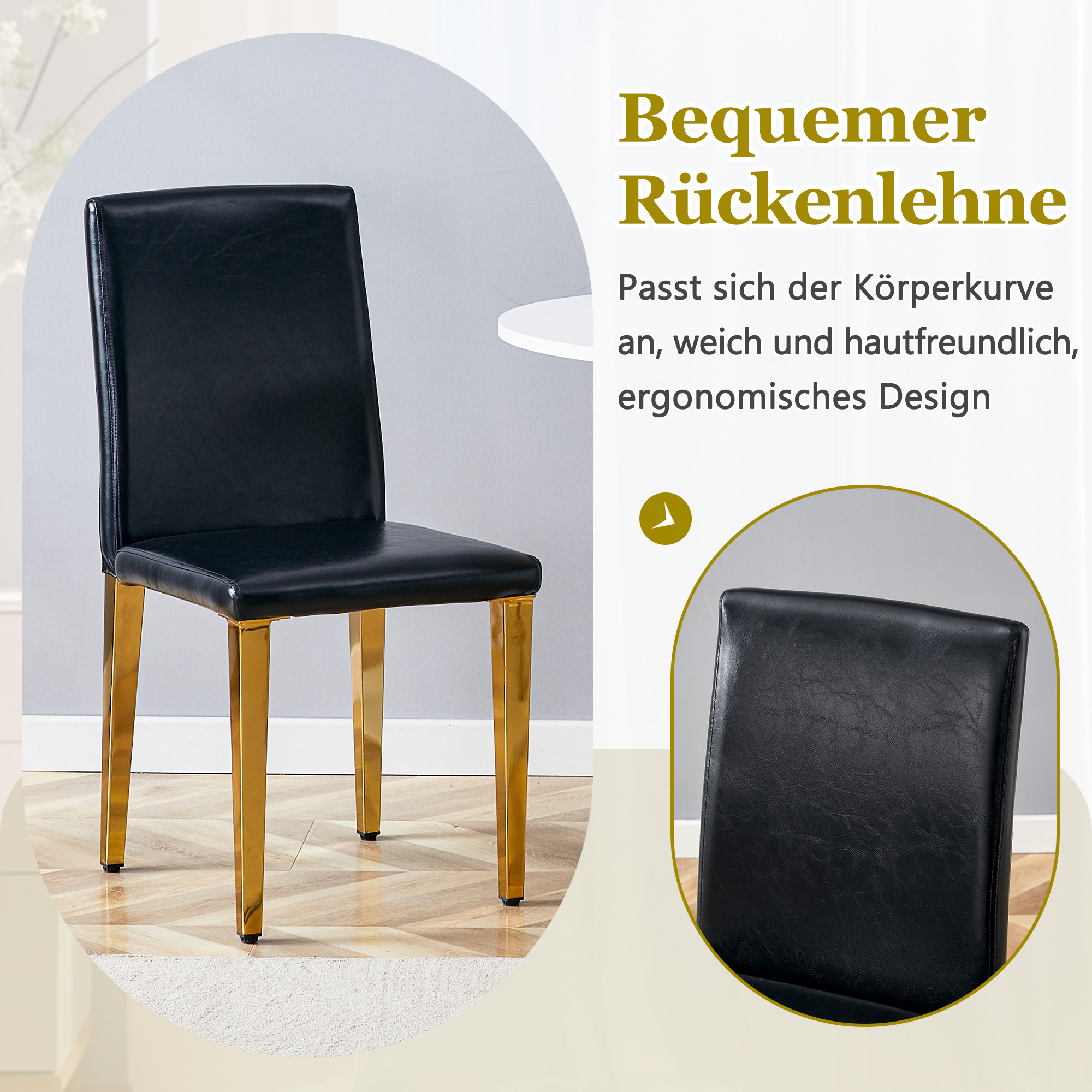 Détail du chaise de salle à manger