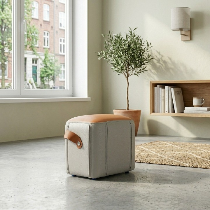 Détail du pouf