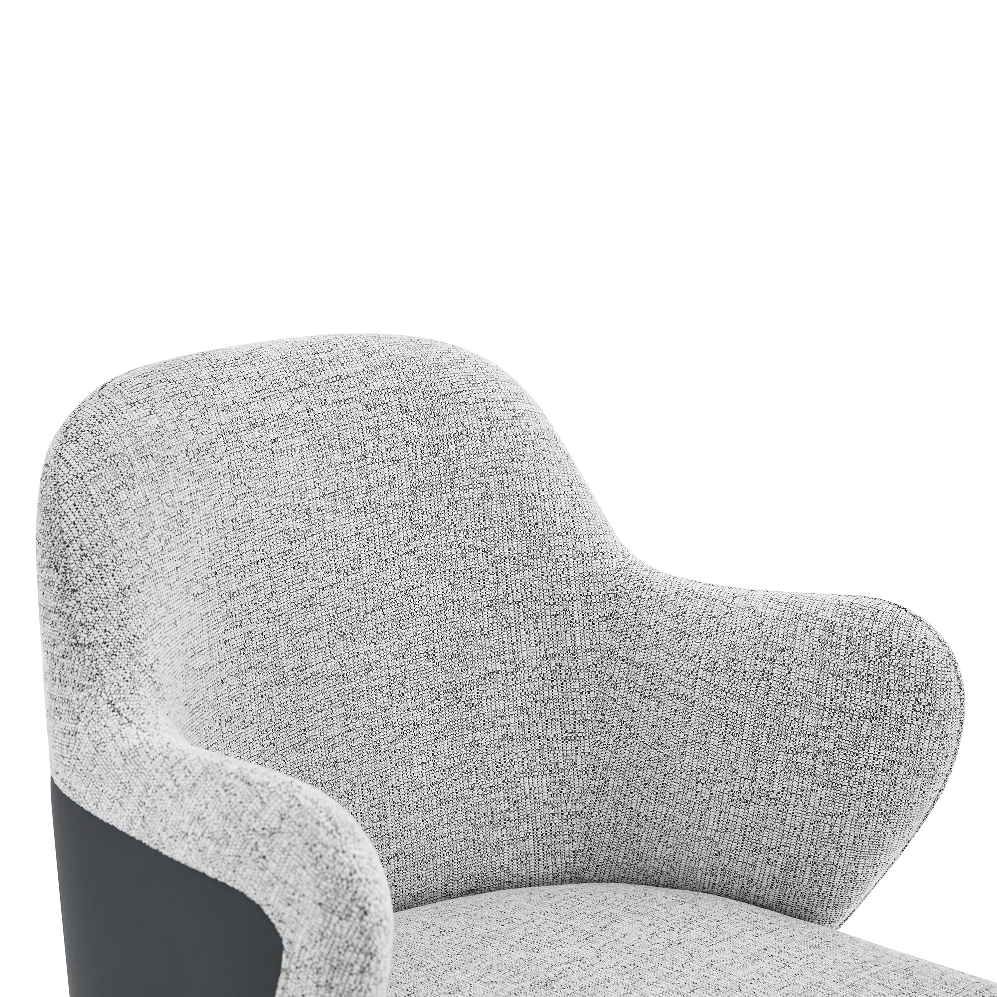 Lot de 2 tabourets de bar pivotants 360° en tissu - image 18