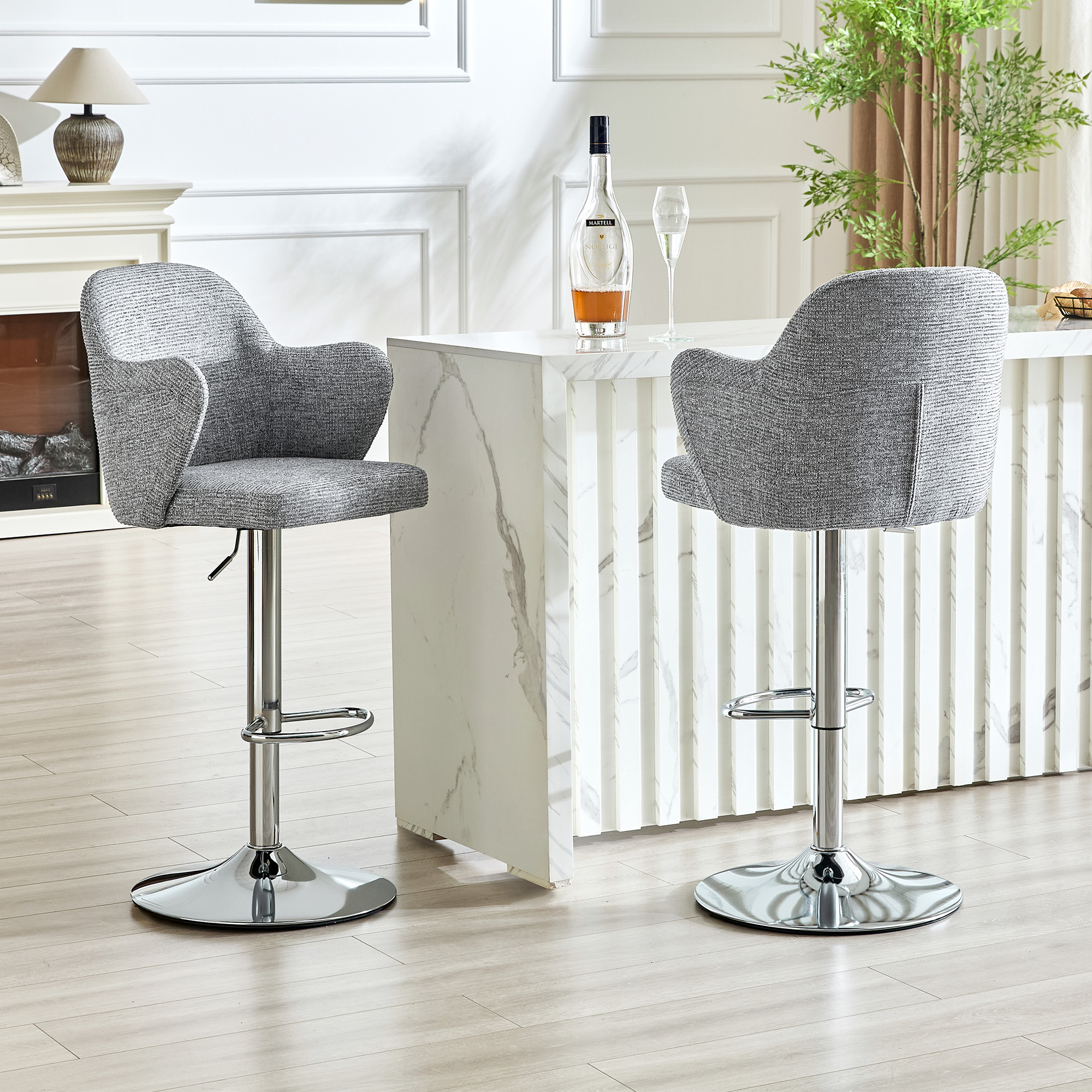 Détail du tabouret de bar