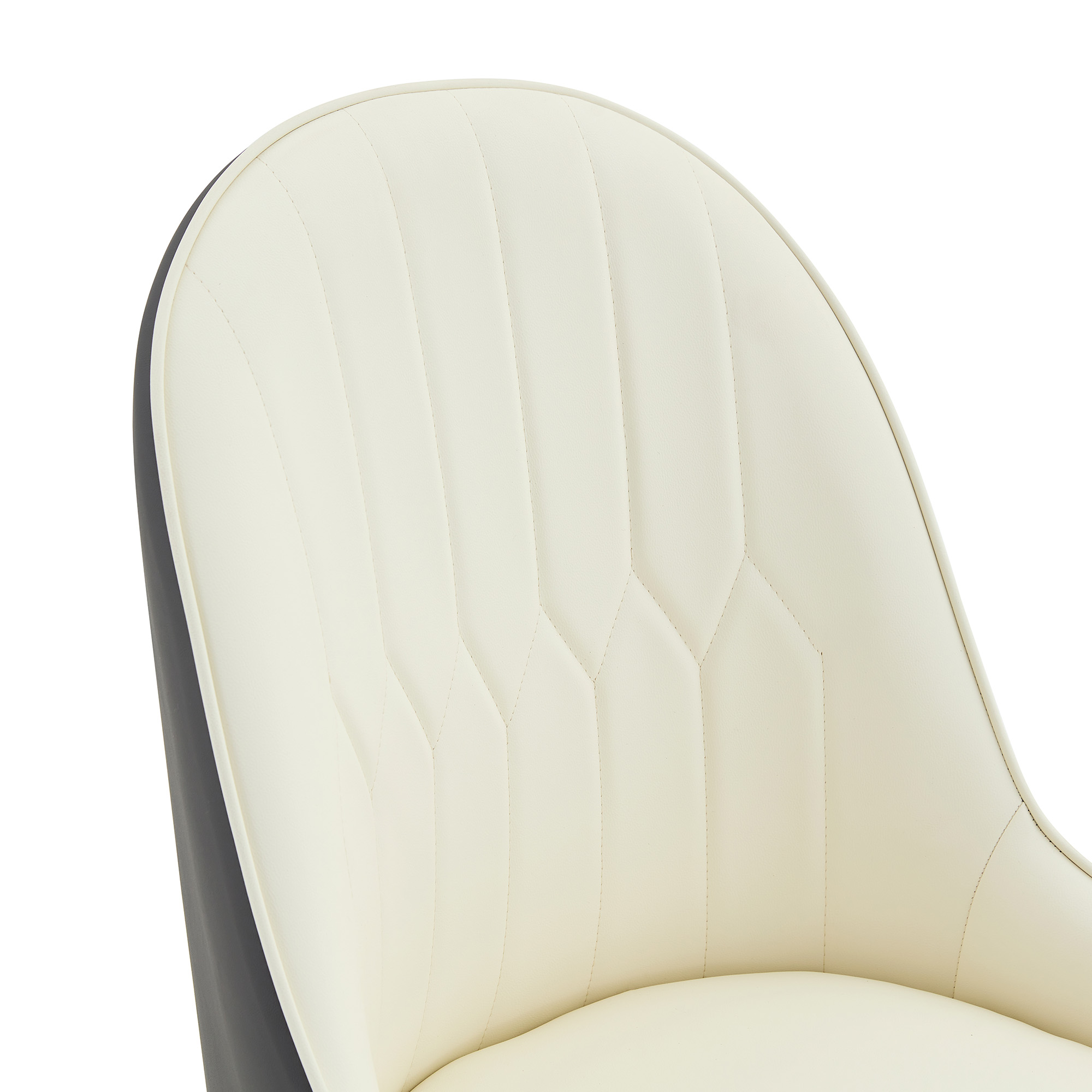 Chaise de salle à manger design éclair en PU cuir - image 12
