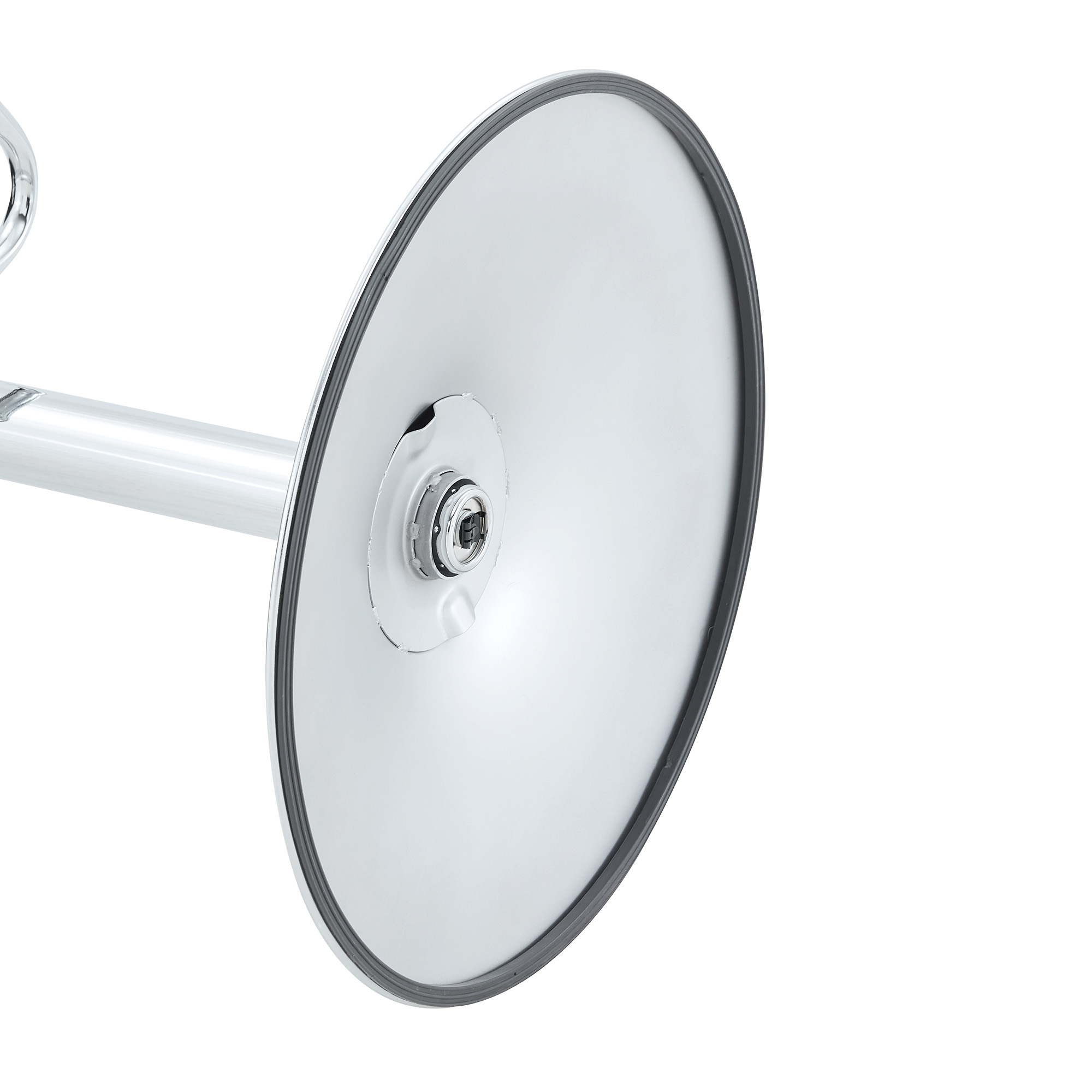 Lot de 2 tabourets de bar pivotants 360° en tissu - image 13