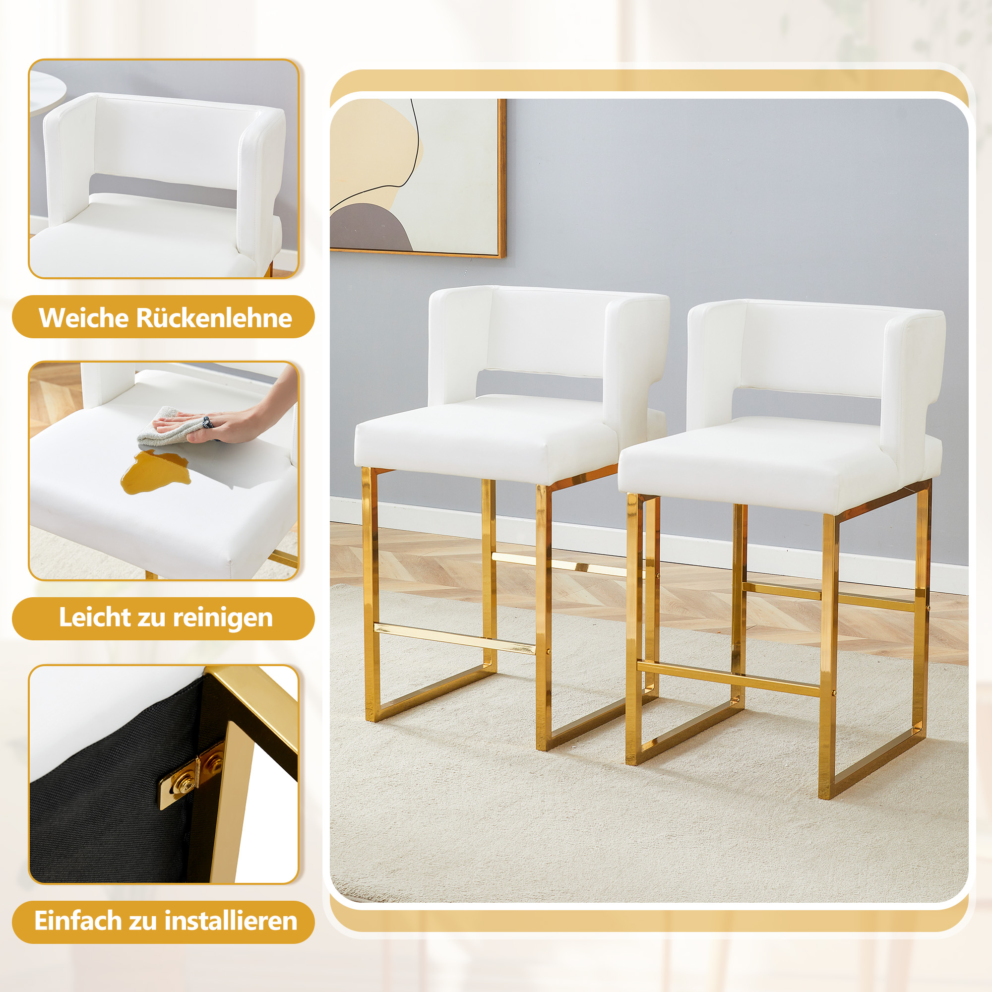 Détail du chaise de salle à manger