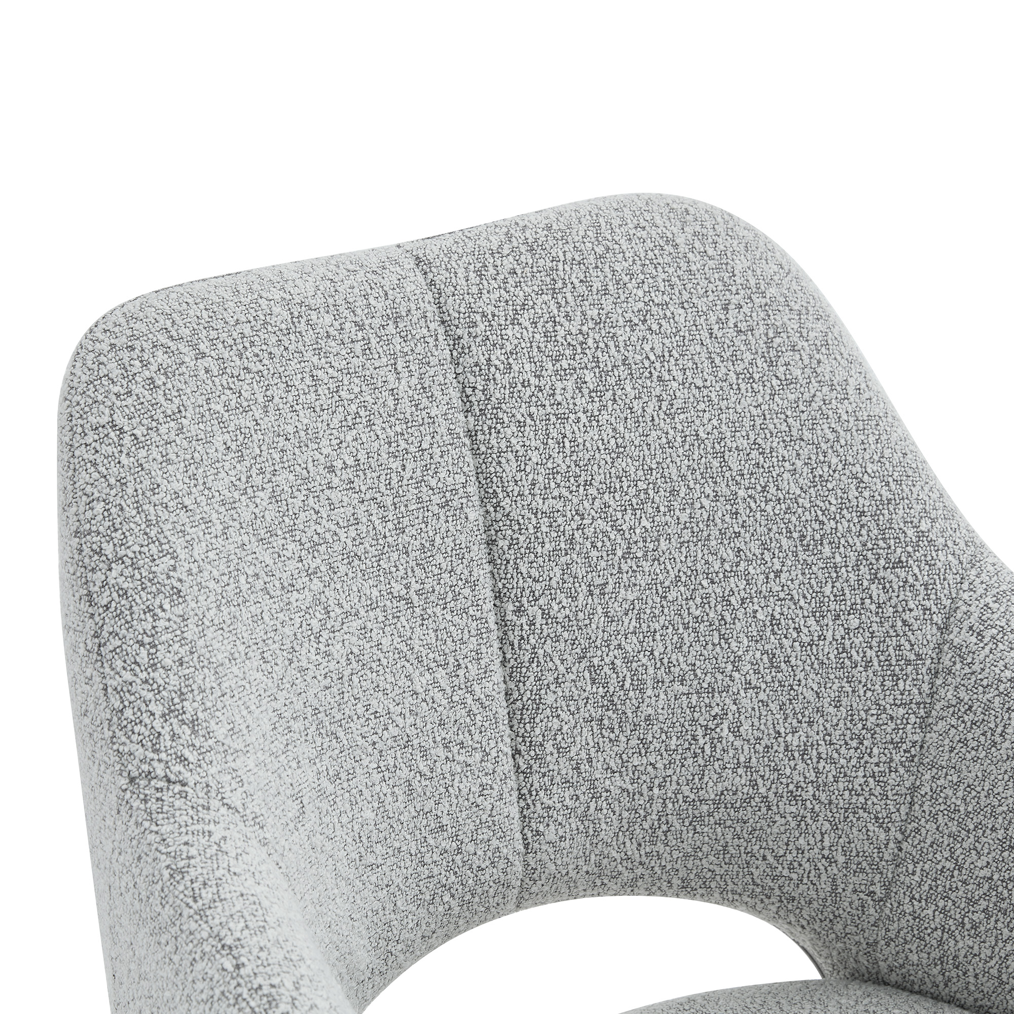 Chaise de salle à manger pivotante 360° en tissu s - image 11
