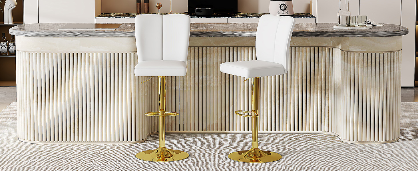 Tabouret de bar pivotant 360° réglable en hauteur - image 4