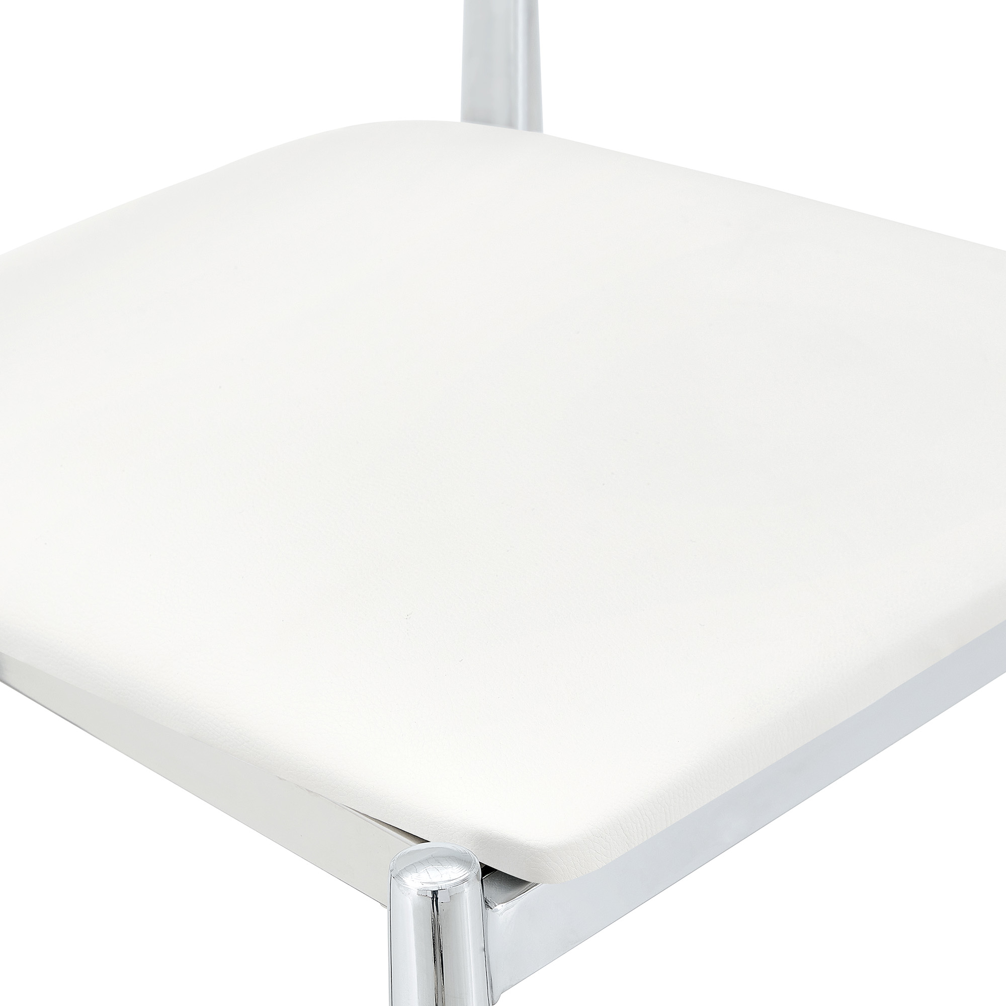 Chaise de salle à manger design demi-lune en PU cu - image 15