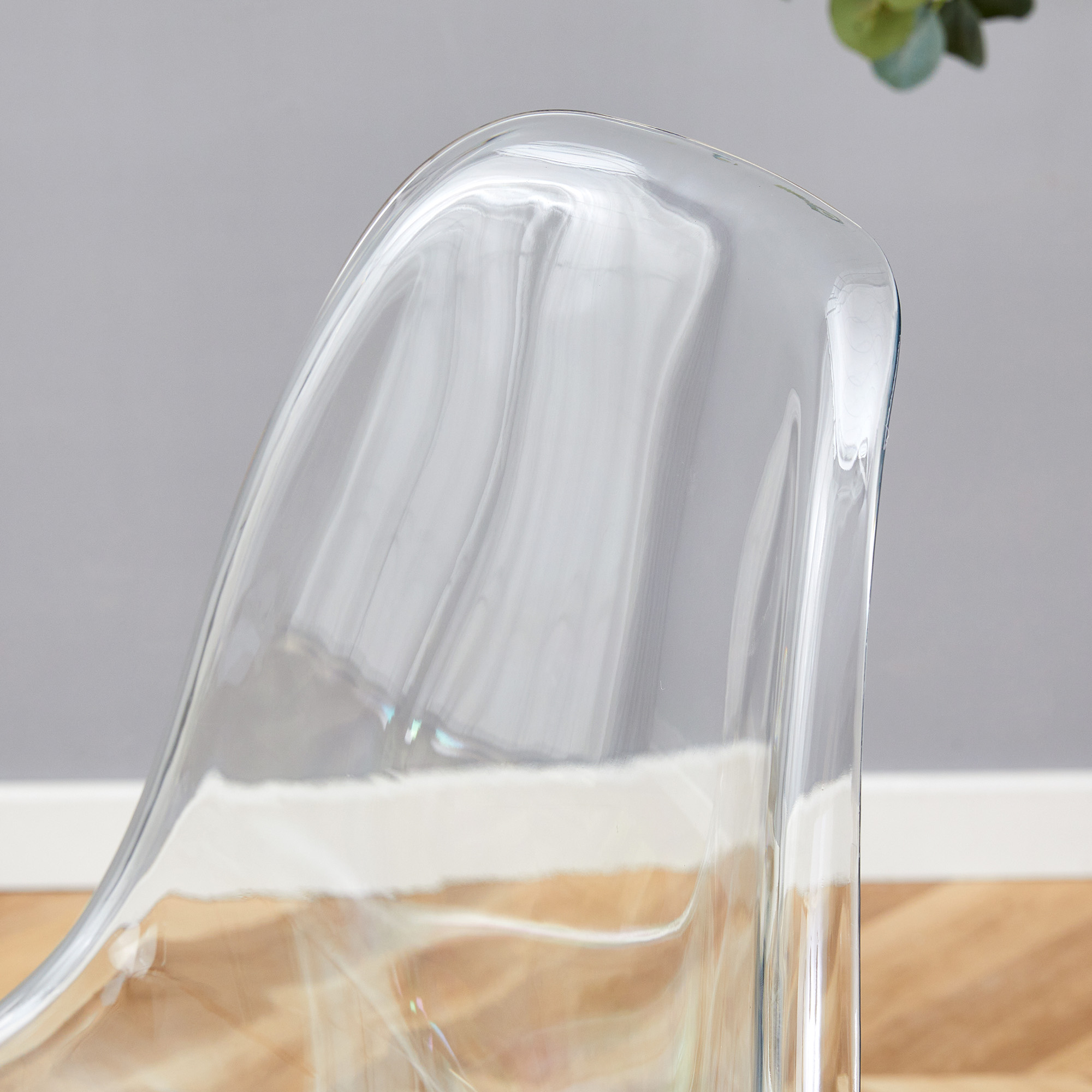 détail assise transparente