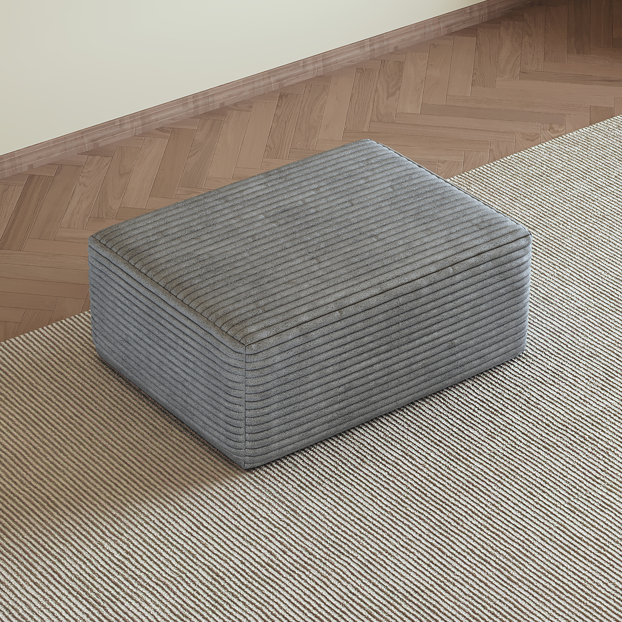 Détail du pouf