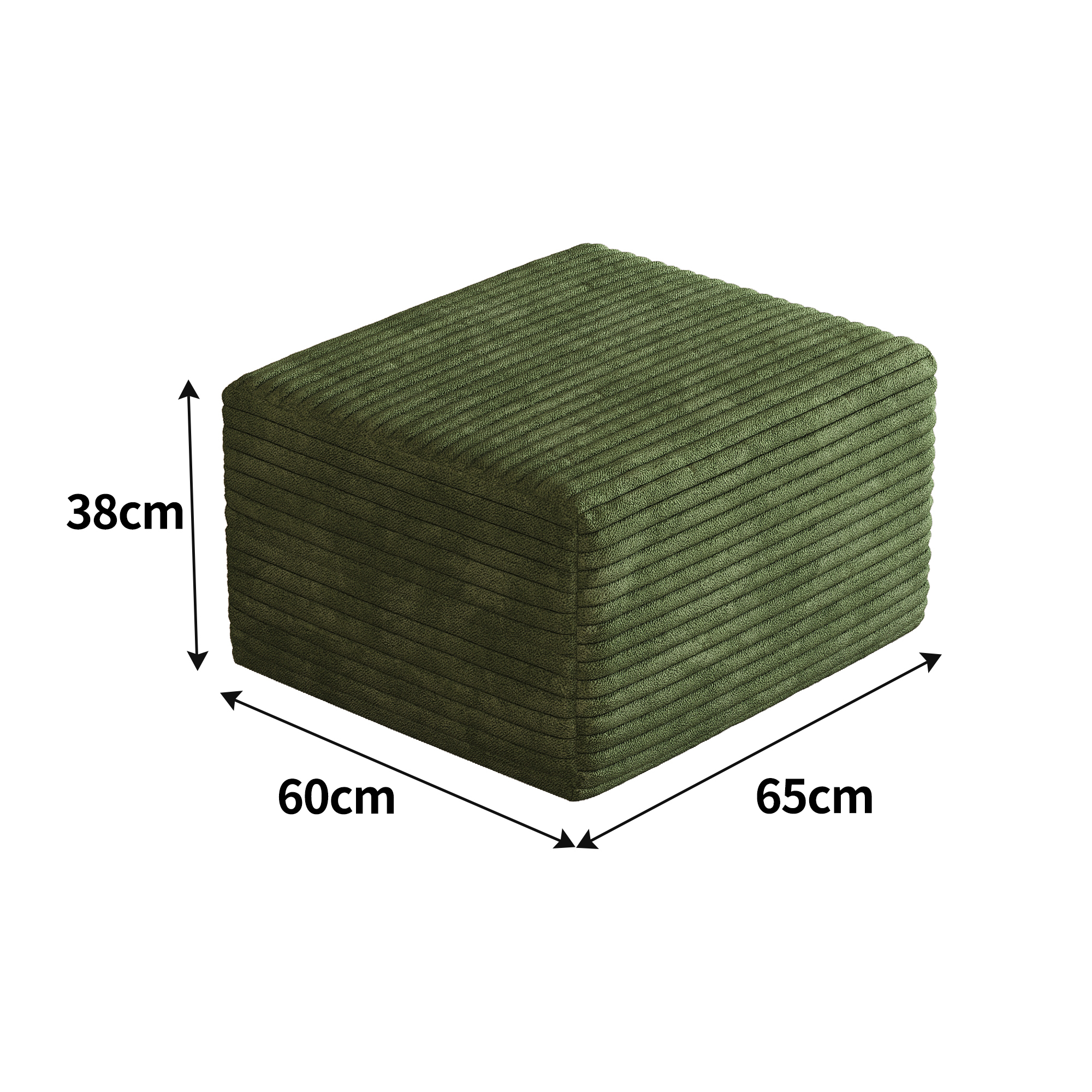 Dimensions du pouf