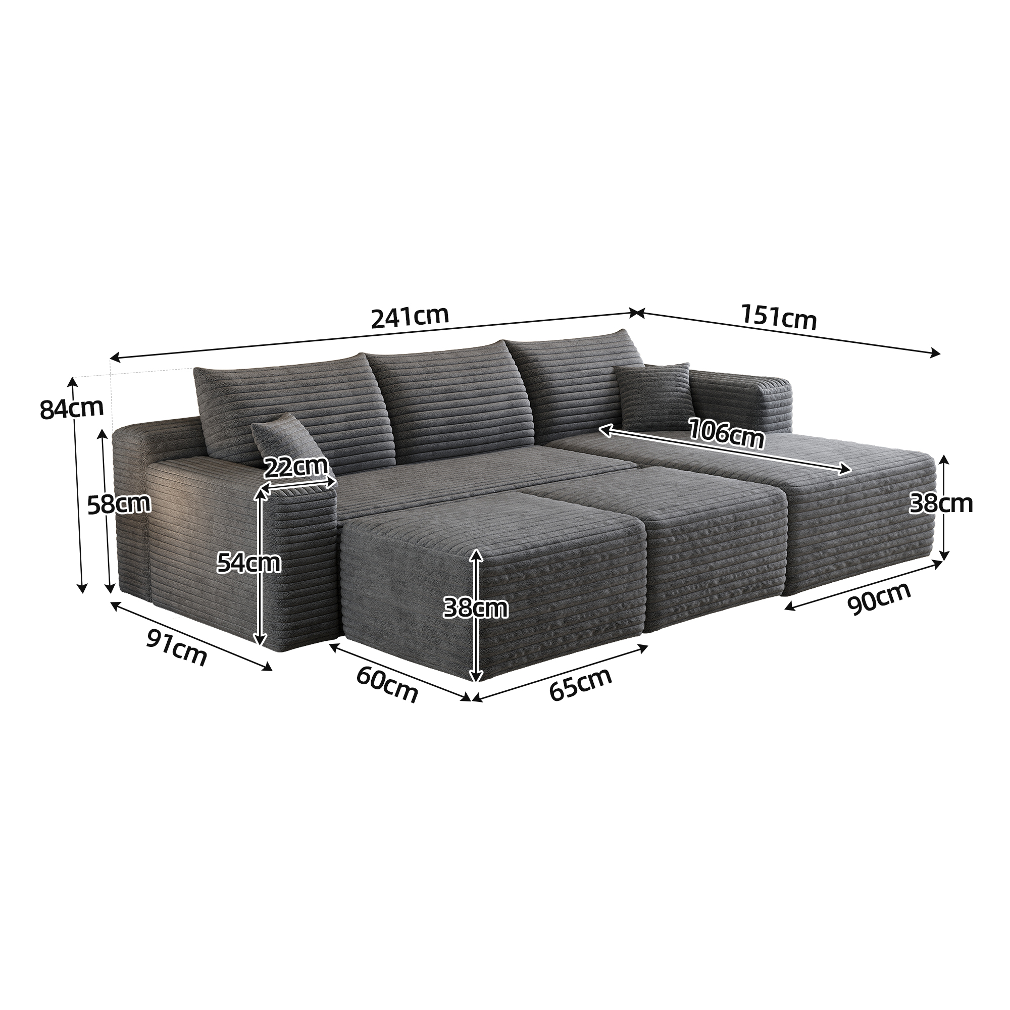 Lot de 2 tabourets de bar pivotants 360° en similicuir PU avec pieds en bois, 241 x 151 x 58 cm 🪑 - vue complémentaire 1