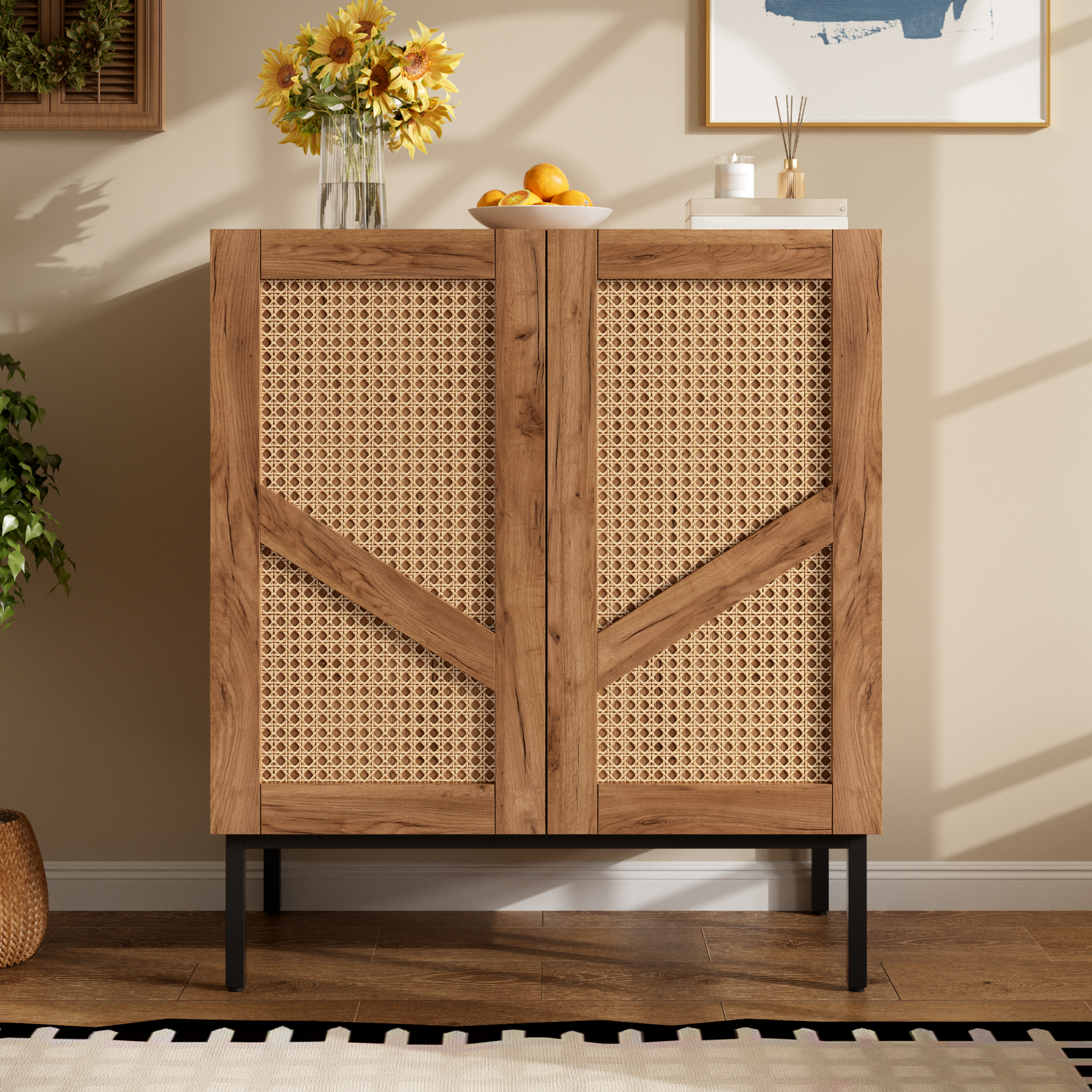 Sideboard avec étagères réglables