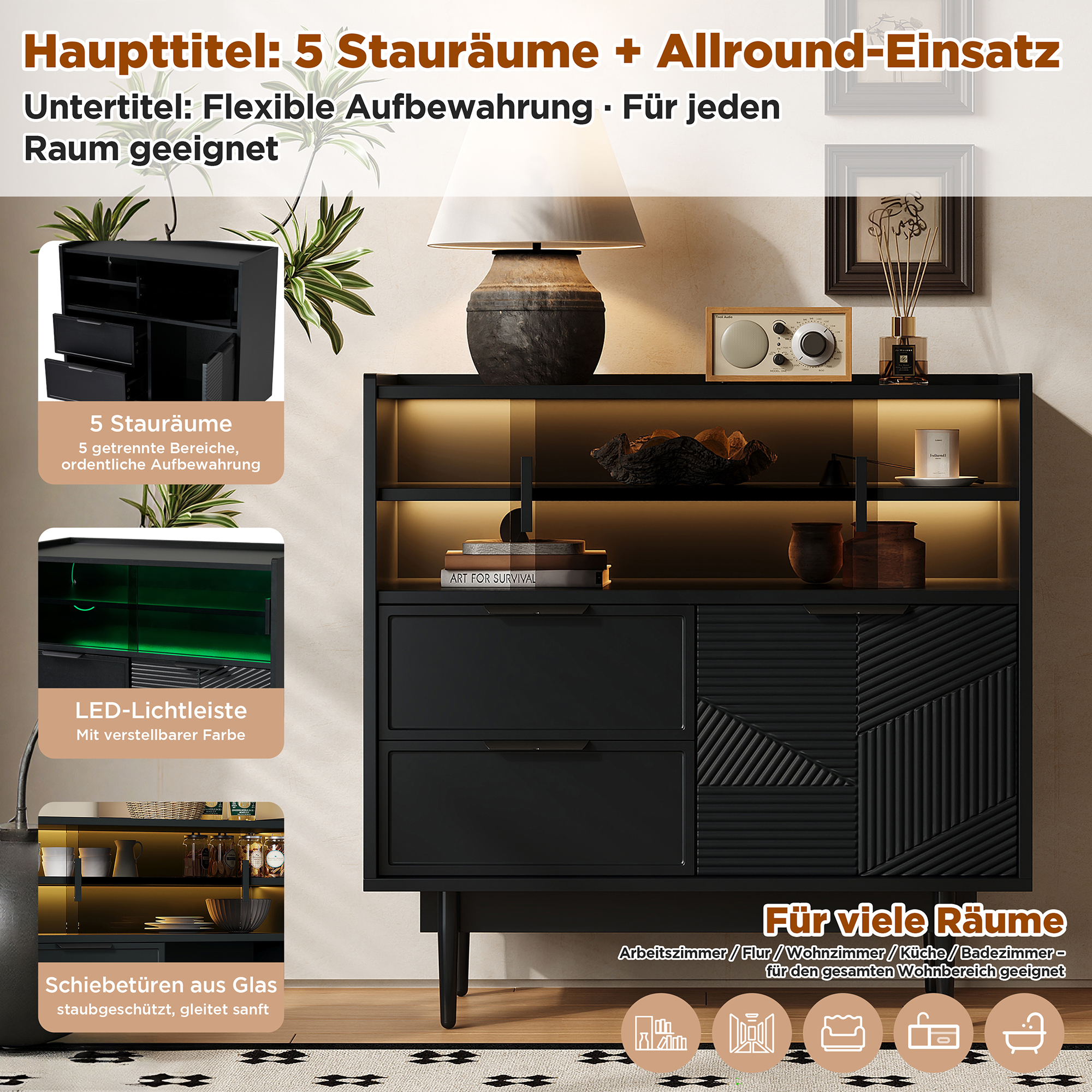 Détail du buffet