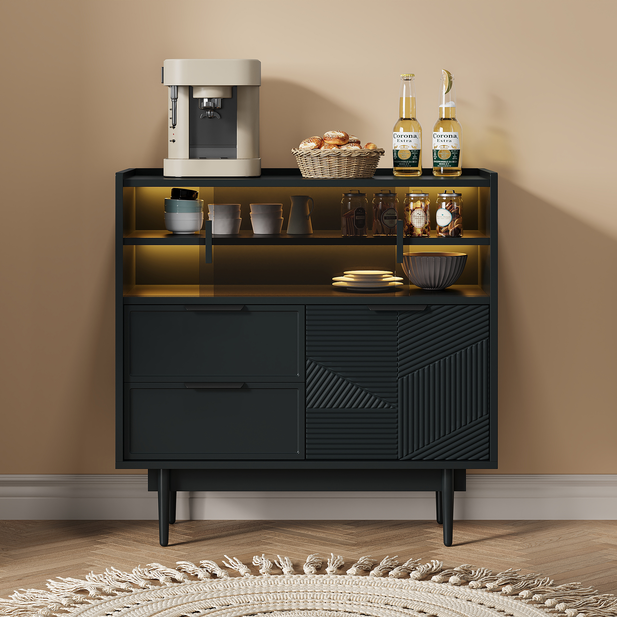 Détail du buffet