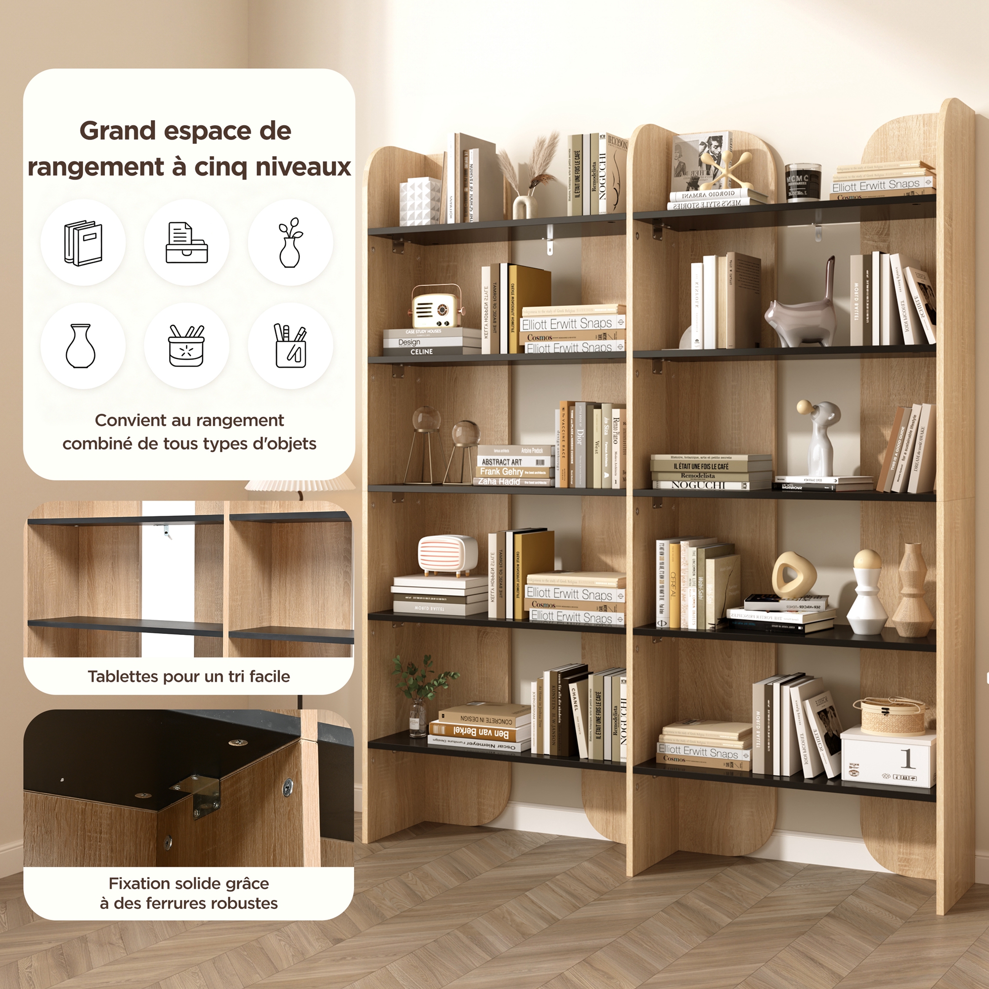 Détail du bibliothèque