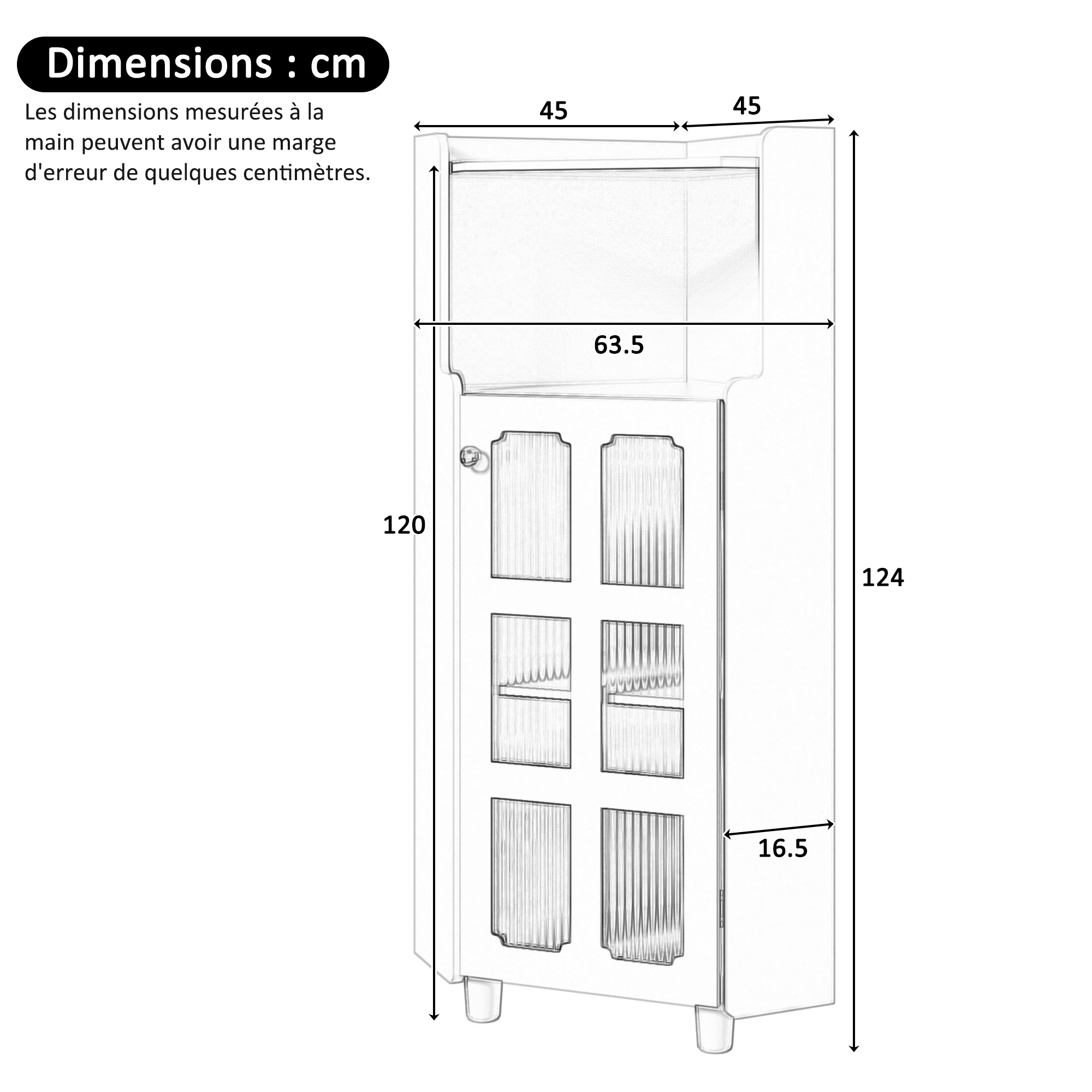 Dimensions du bibliothèque