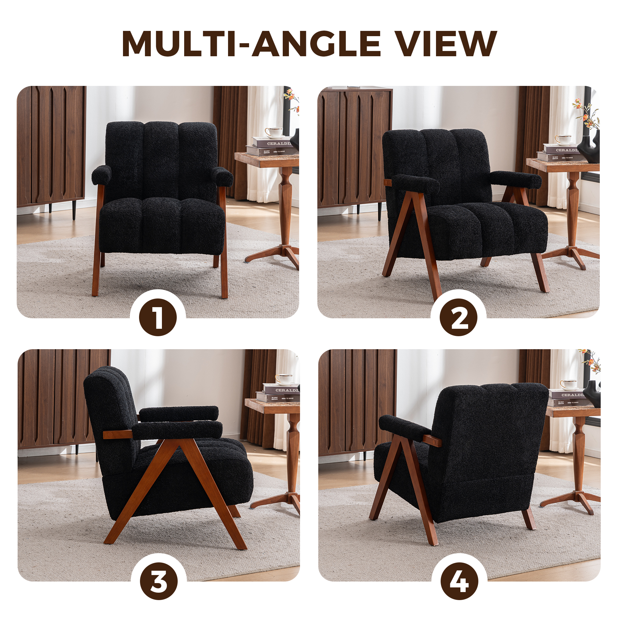 Détail du fauteuil d'appoint