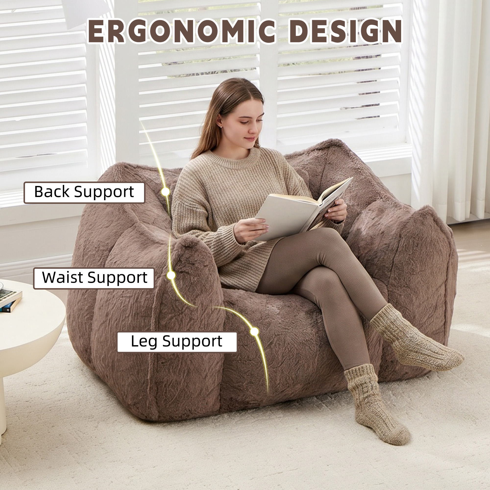 Détail du fauteuil lounge