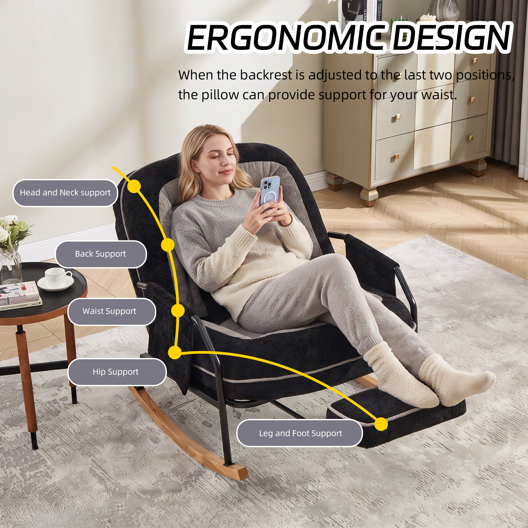 Photo - Chaise berçante