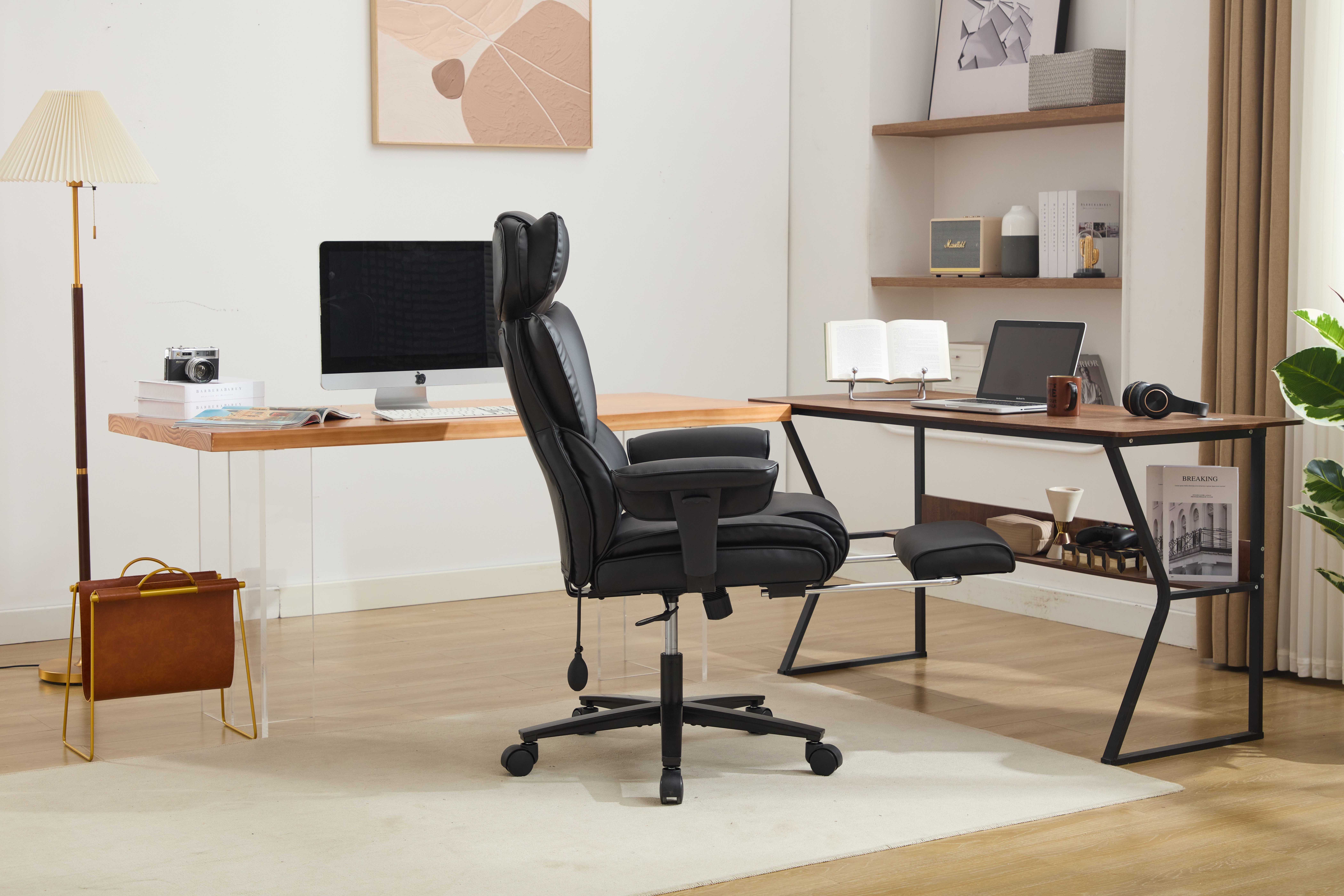vue latérale fauteuil ergonomique