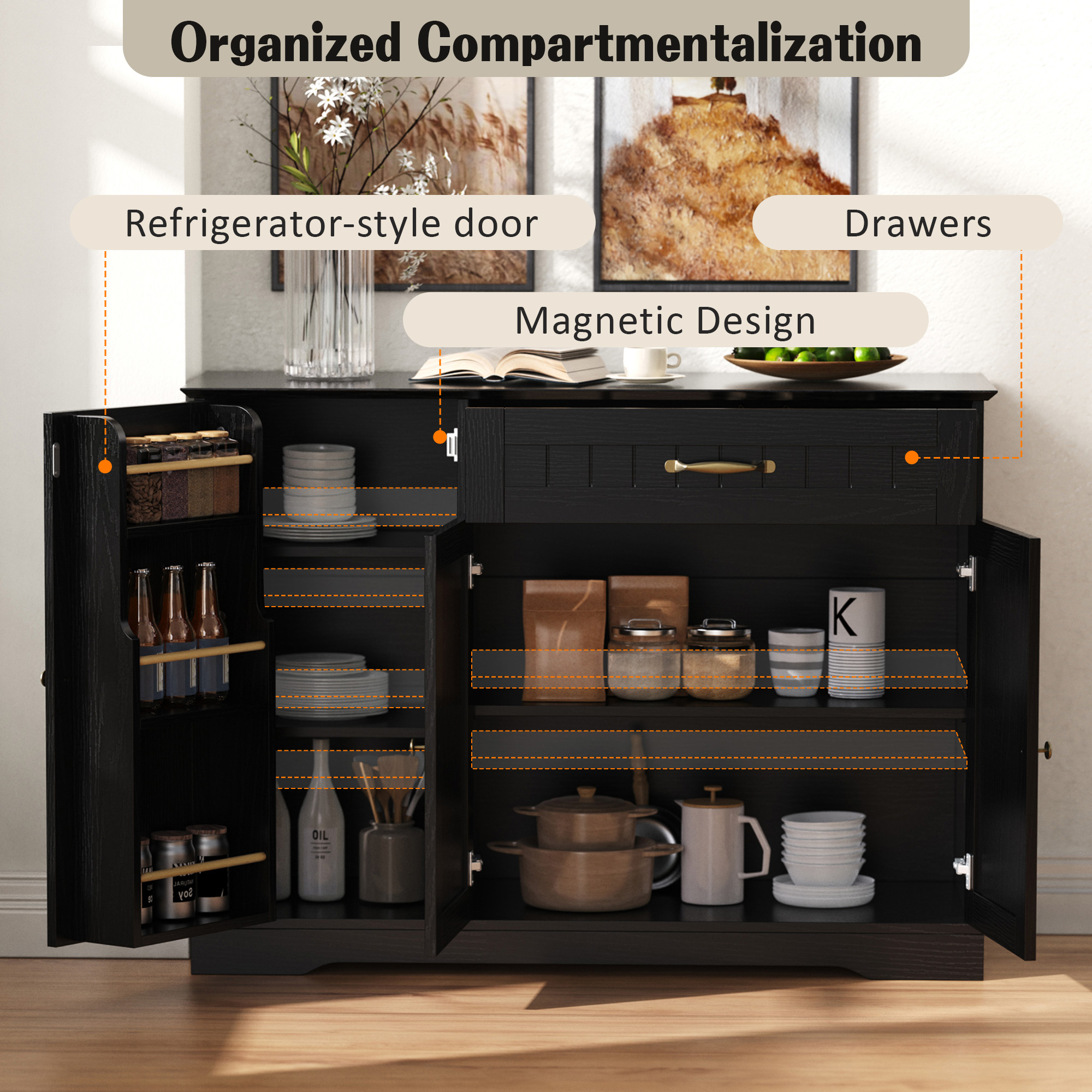 Détail du buffet