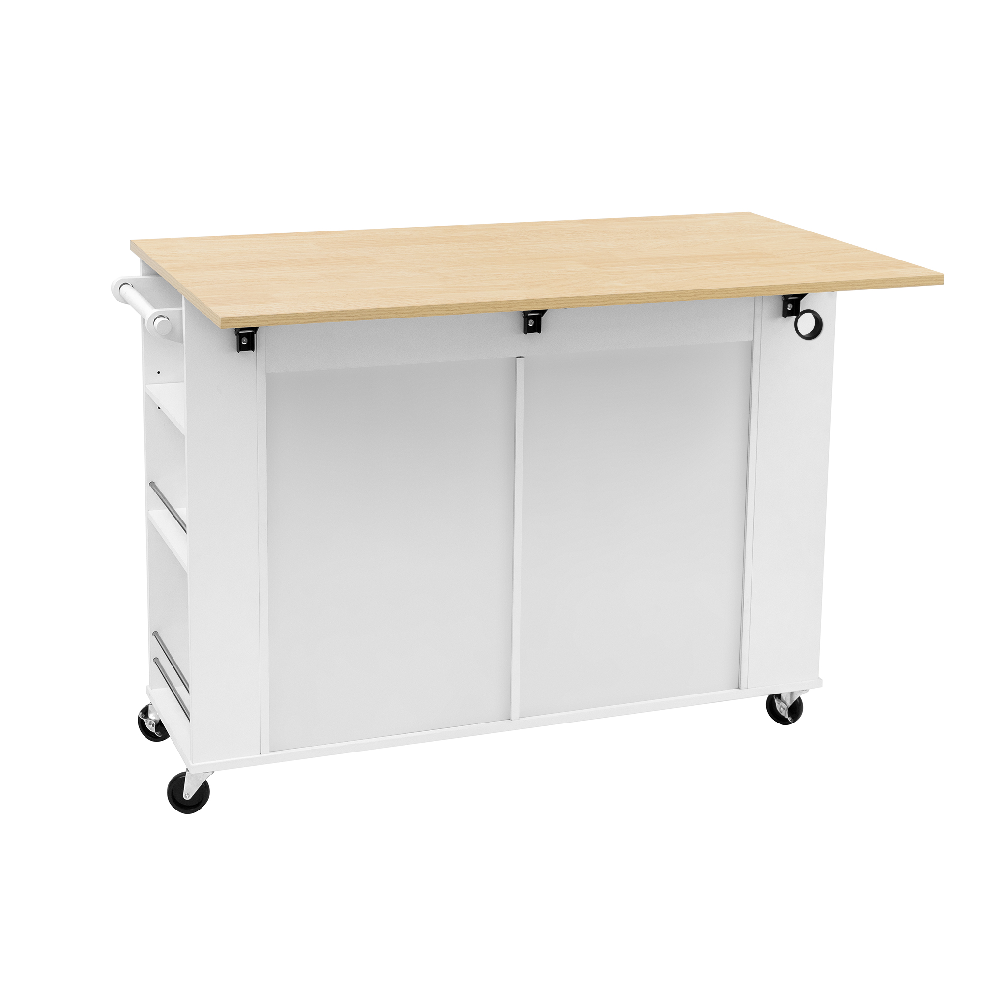 Îlot de cuisine moderne avec plan de travail dépli - image 14